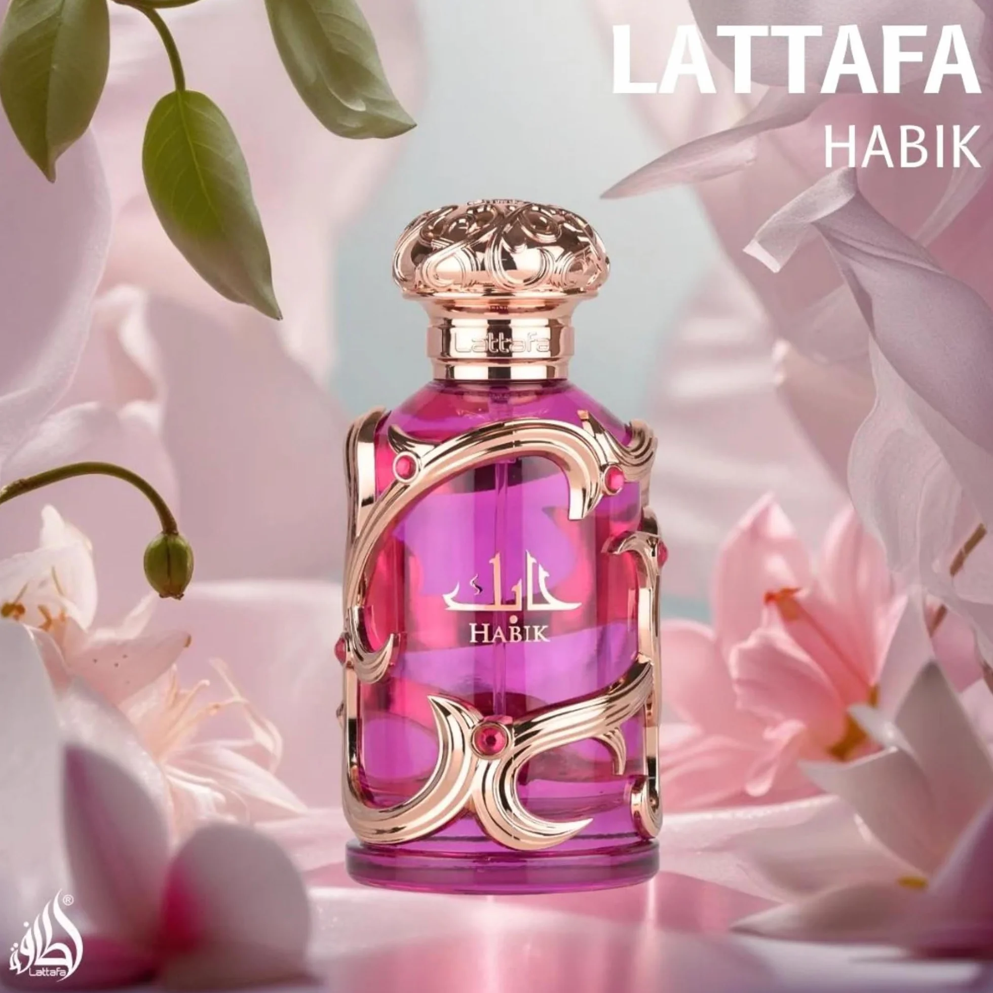 Lattafa Habik - Floreale, Fruity, Fresh, Musky - Eau de Parfum Spray Long-Lasting Fragrance for Women, 3.4 Ounce / 100 ml