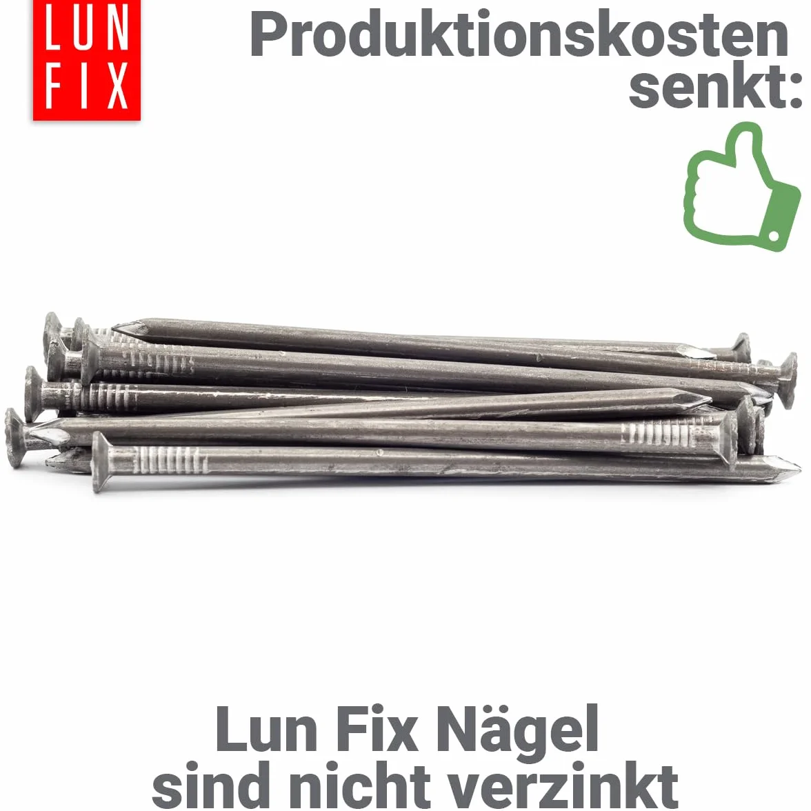 Chiodi in filo 6,0 x 200 mm 5 kg Acciaio non zincati Testa svasata per legno costruzione
