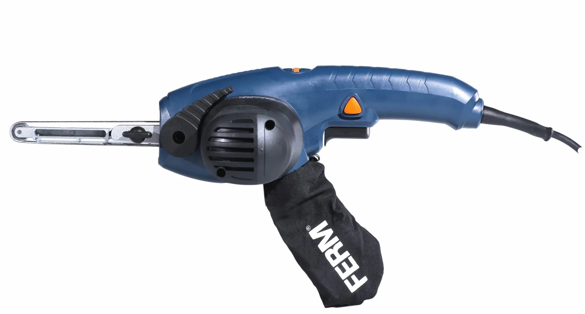 FERM Lima a nastro di precisione 400W con bracci 13mm, 8mm e 12 nastri abrasivi