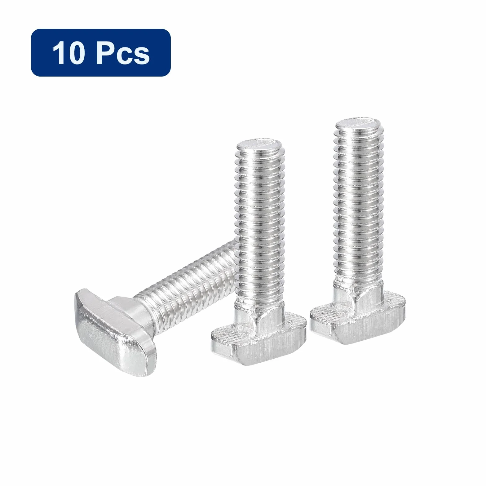 Bulloni a T-Slot M8 x 35mm Vite a T Testa a Martello per Profilo Estruso Alluminio 4040 Serie, Acciaio Inossidabile 304