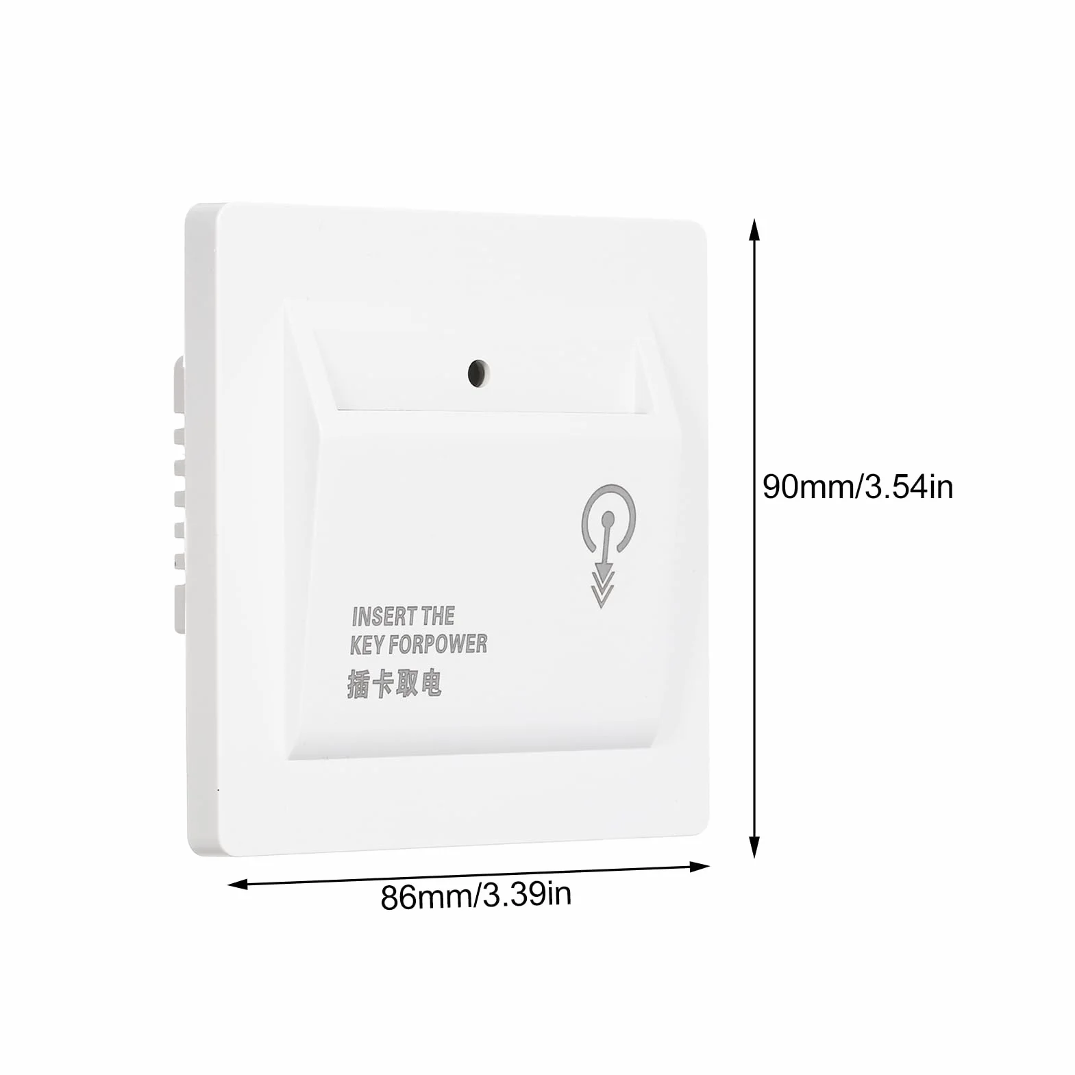 Interruttore scheda RFID HUIOP 40A Risparmio energetico Presa di forza meccanica Camera ospiti Inserire tessera magnetica