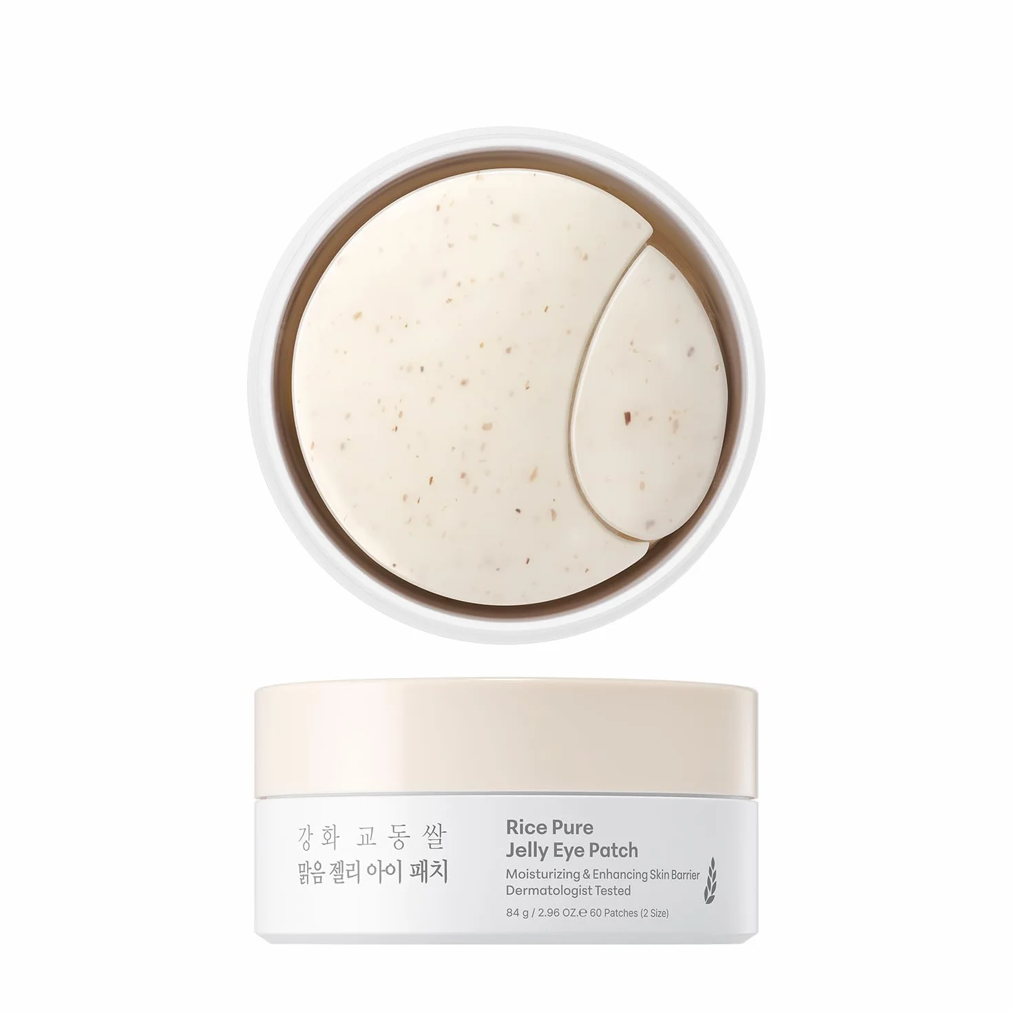 THANKYOU FARMER Rice Pure Jelly Eye Patch 60 Patches - Korean patch occhi, Patch occhiaie e borse, Maschera collagene occhio, Niacinamide, Borse