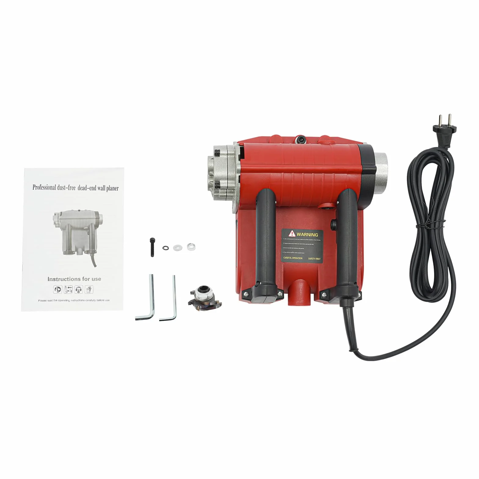 Pialla elettrica da parete 4580 W, smerigliatrice per cemento, profondità 1-4 mm