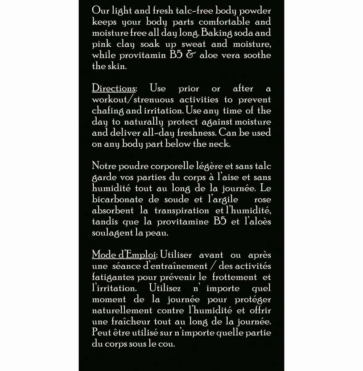 Brickell Men's Mantieni la Polvere per il Corpo Fresca per Uomo, Naturale e Biologica, senza Talco, Assorbe il Sudore, Mantiene la Pelle Asciutta (Profumato, 142 g)