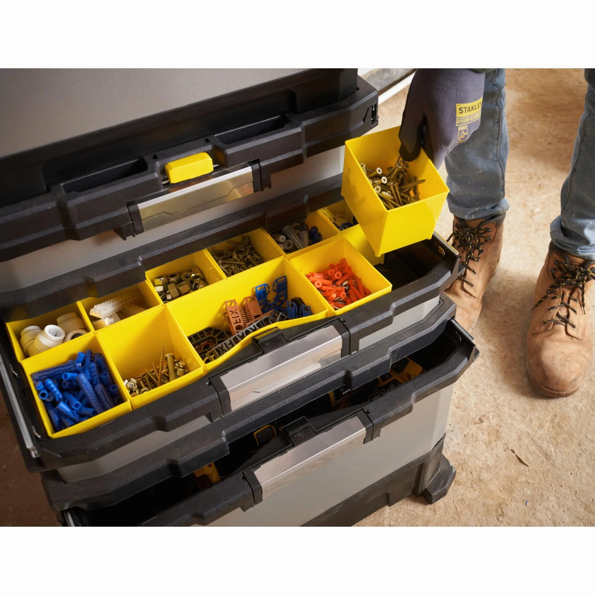 STANLEY FATMAX Carrello Porta Utensili 56.8 x 89.3 x 38.9 cm 1-95-622