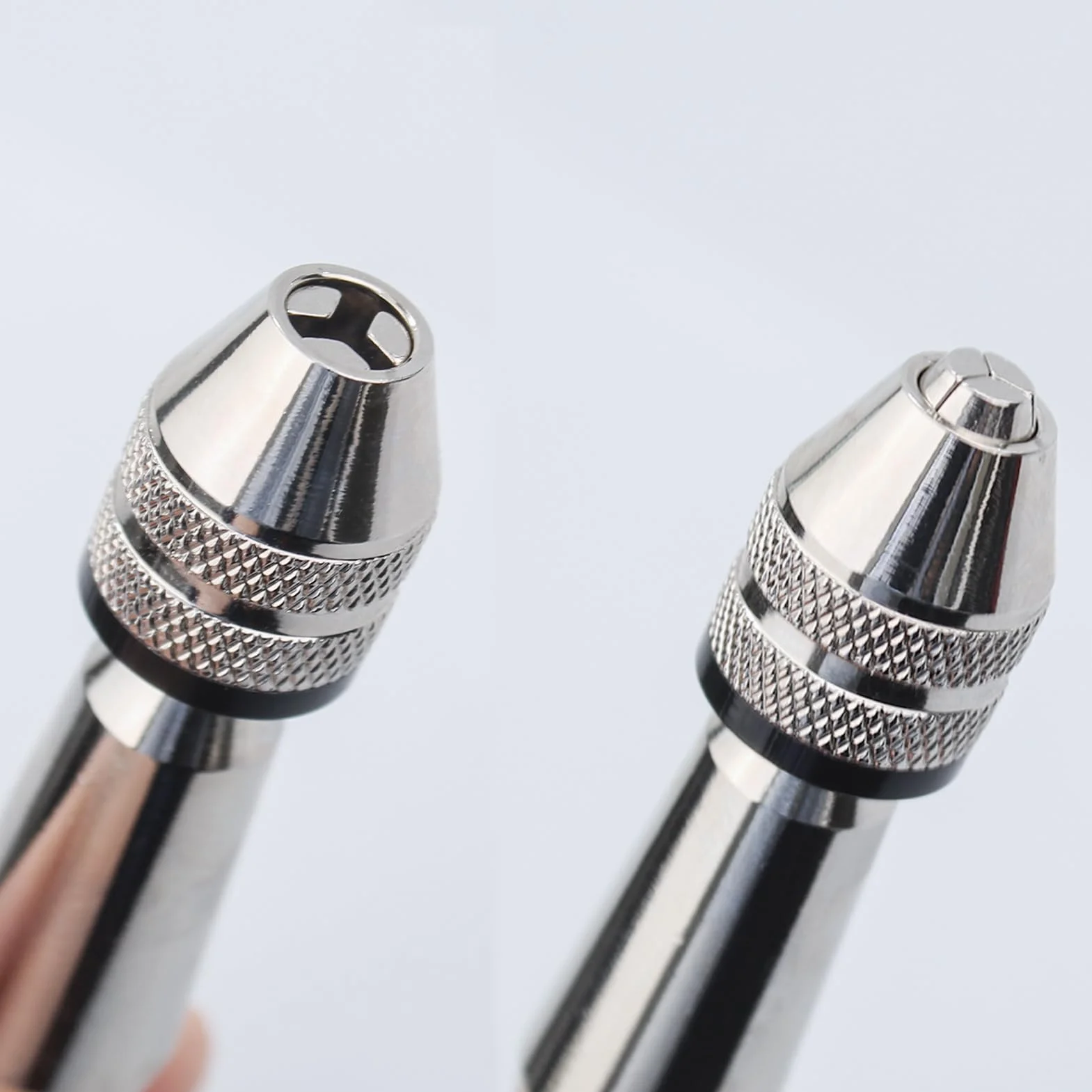 Set Trapani a Mano 10 Pezzi Punte Elicoidali 0.8-3.0mm per Modellismo Legno Fai Da Te Gioielli Argento
