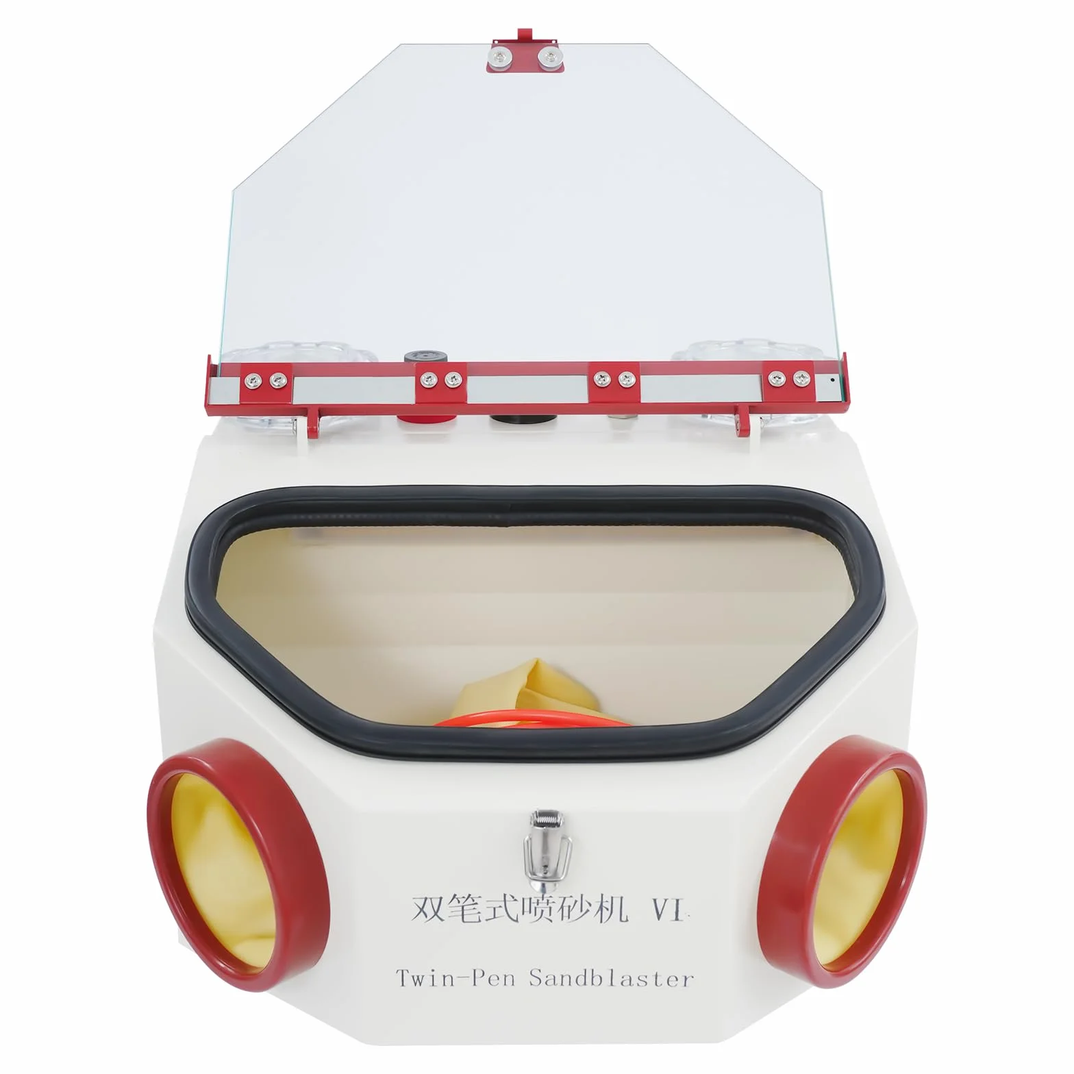 Sabbiatrice Dentale Fine Double Pen Sandblaster 220V con LED