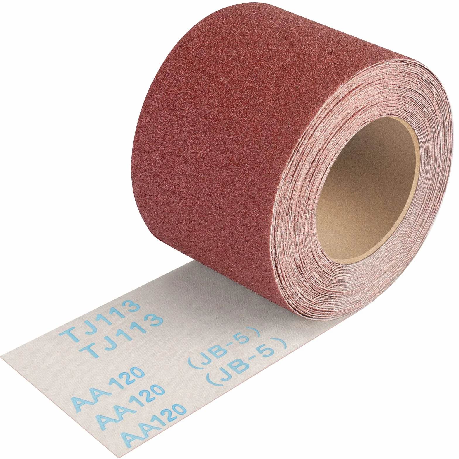 Rotolo di Carta Vetrata Grana 120 per Legno Metallo 93 mm x 10m