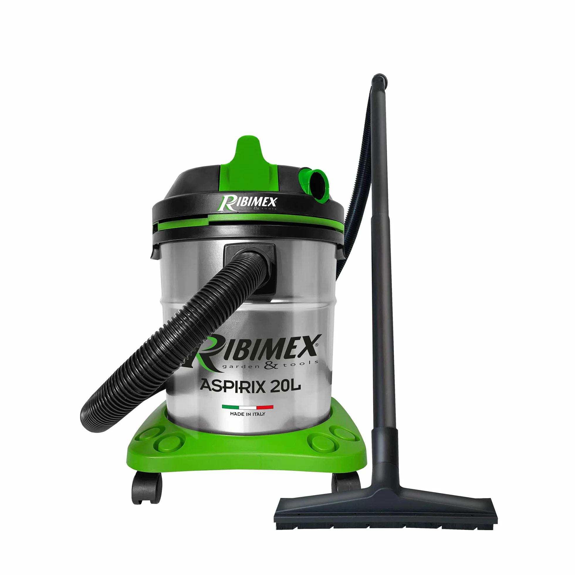Ribimex Aspiratore per Solidi e Liquidi Aspirix 20 L 1200 W Filtro HEPA Lavabile Soffiante PRASP20IT