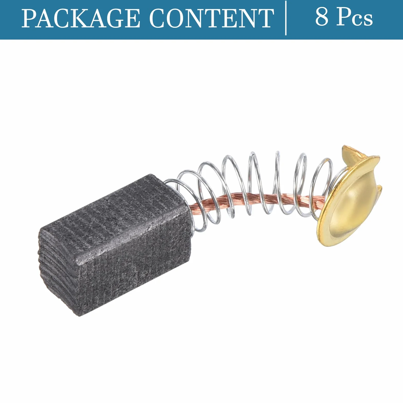 QUARKZMAN 13mm x 7mm x 6mm Spazzola di Carbone Ricambio 8 Pezzi per Motore Utensili Elettrici