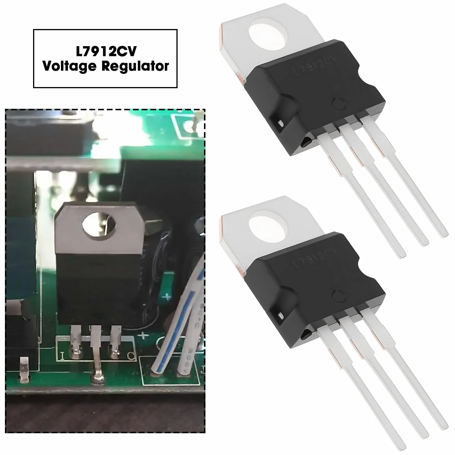 Regolatore Di Tensione L7912CV 12 V 1,5 A TO-220 OTOTEC 20 Pezzi