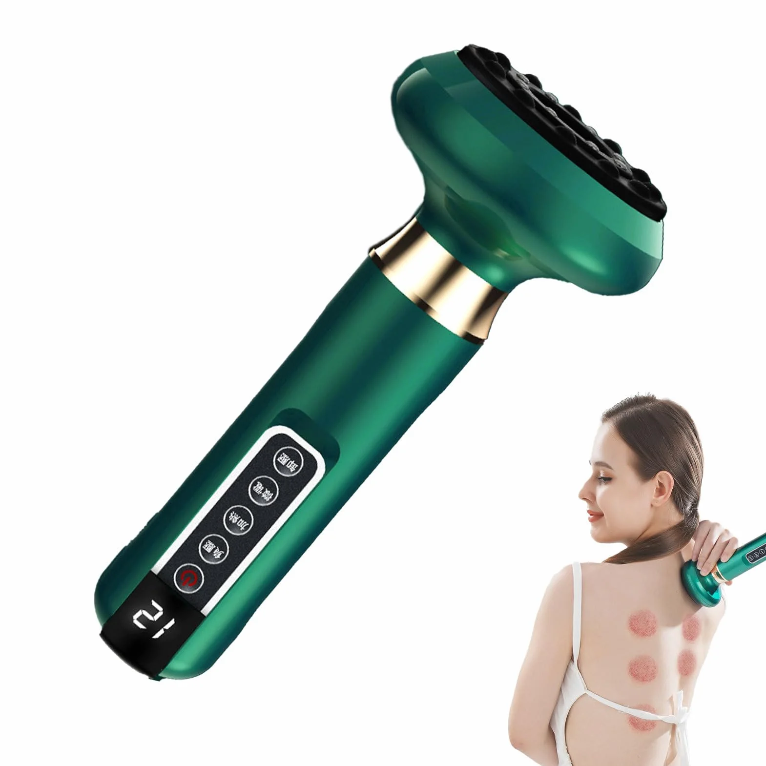Massaggiatore anticellulite portatile elettrico, coppettazione per cellulite | Modellatore per il corpo portatile regolabile per gambe, dispositivo di aspirazione cellu