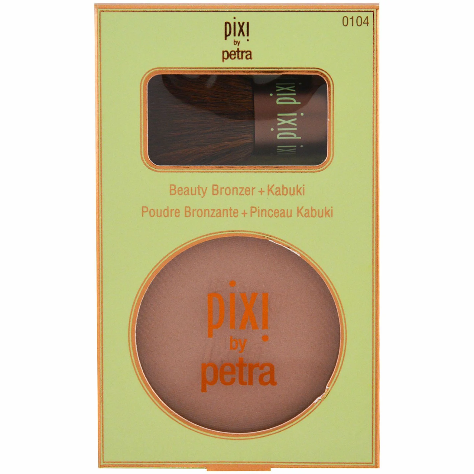 Pixi Beauty Bronzer + Kabuki | Colore: Subtly Suntouched | Terra Abbronzante Setosa con Pennello Kabuki | Lunga Tenuta e Finitura Luminosa Naturale | 10,2 g / 0,4 oz