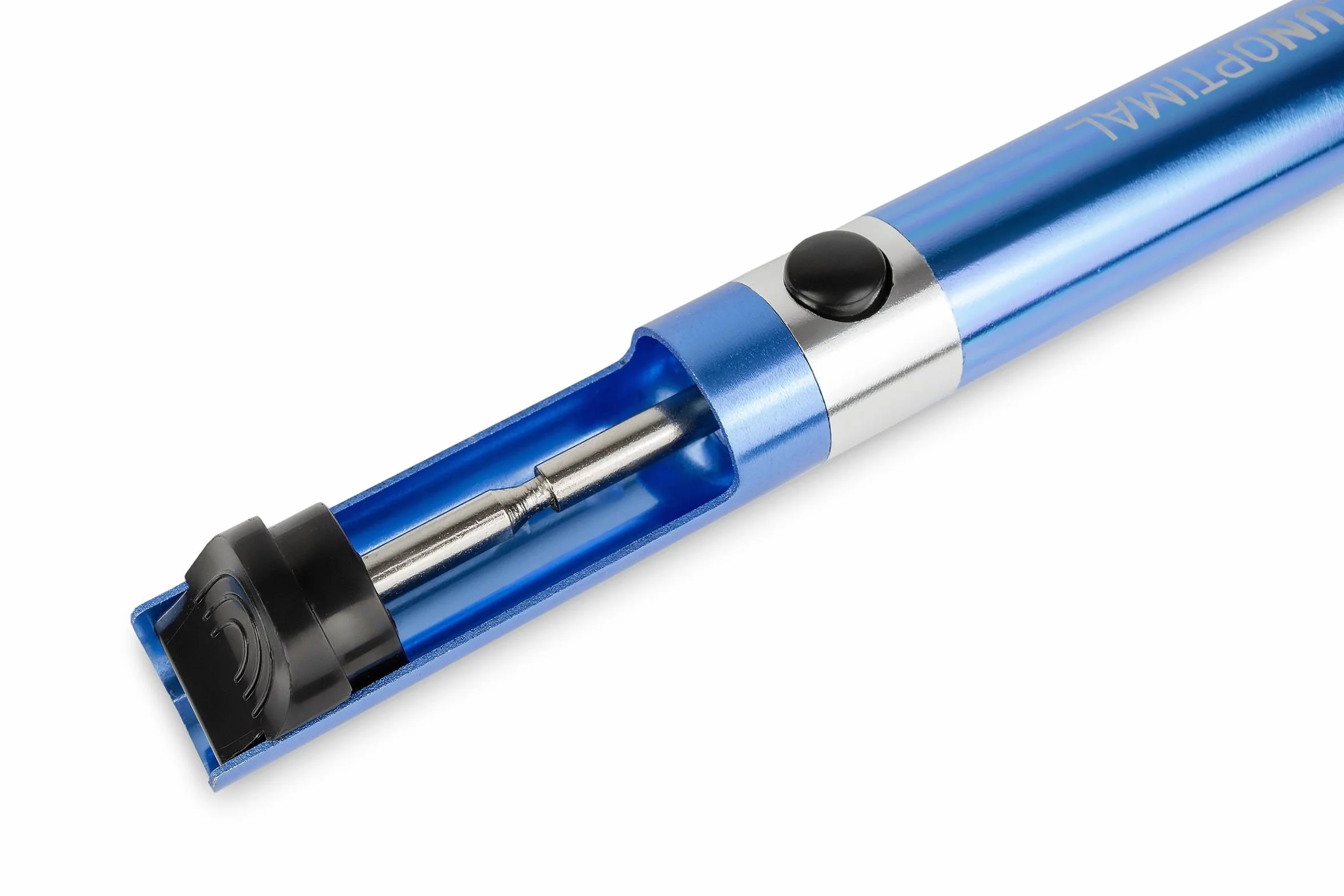 Pompa dissaldante professionale in metallo blu con punta ESD teflon alta potenza aspirazione