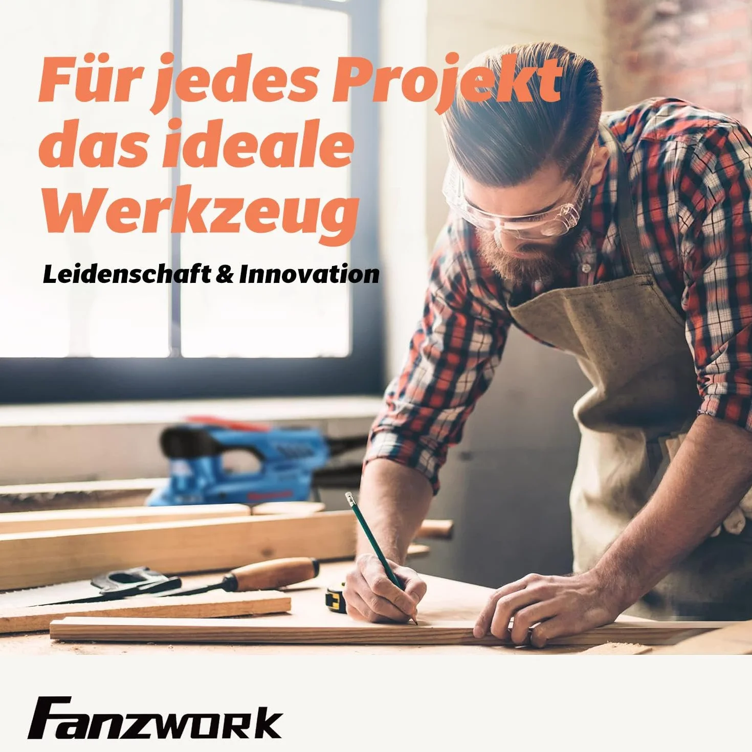FANZWORK Roditore di Lamiere 600W con Valigetta e 2 Punzoni