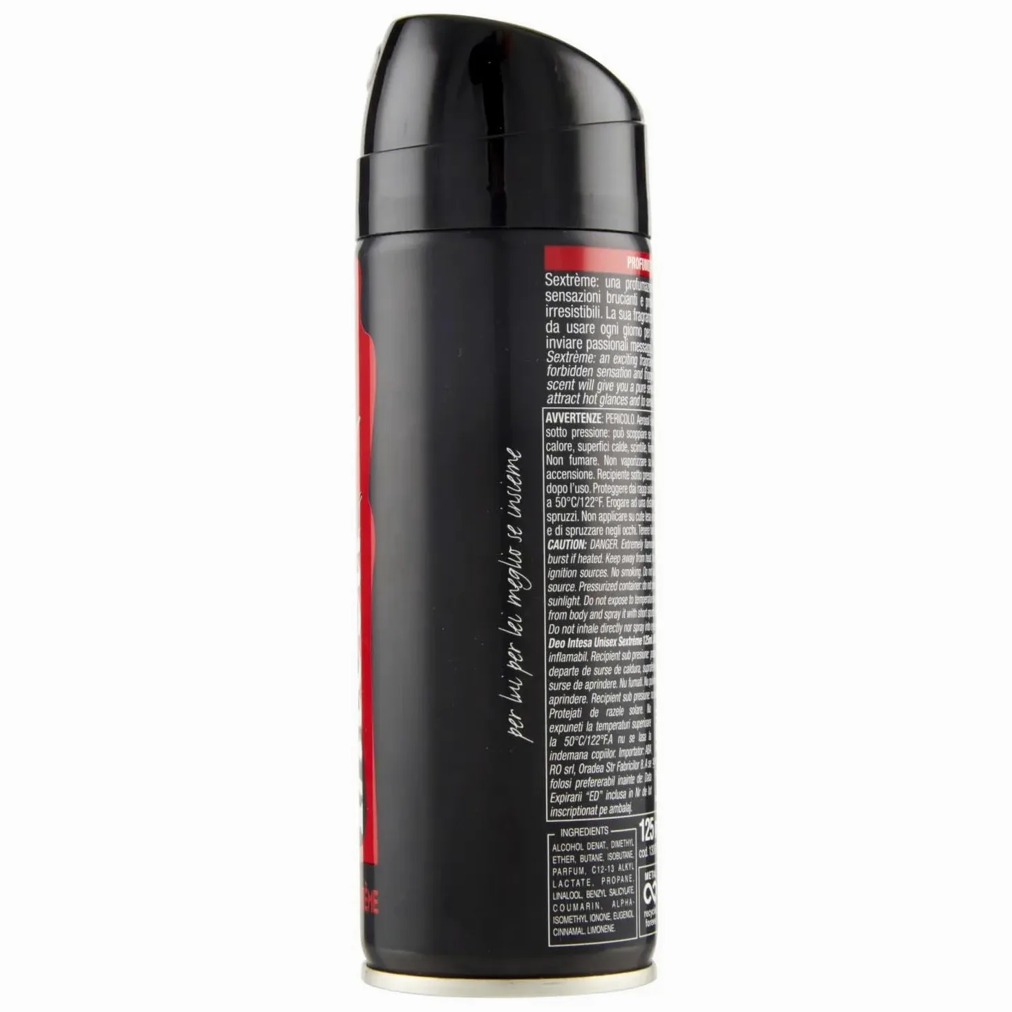 24 Deodorante Intesa Sex Unisex Sextrème – Deodorante Spray 125 ml + portachiavi gratuito Beni Culinari