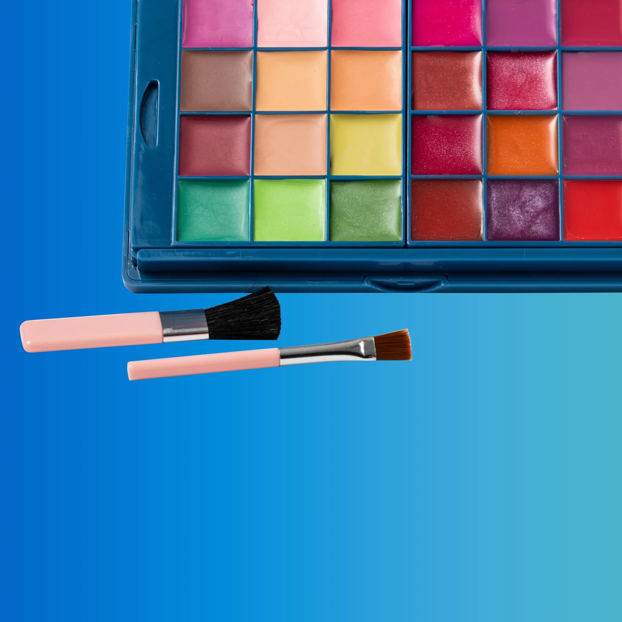 Lip Smacker Princess Ariel Travel-Ready Beauty Case, Valigetta Trucchi Bambina con Palette di Ombretti Luminosi, Rossetti e Smalto Unghie, Accessori Inclusi, per un Look da Principessa Disney