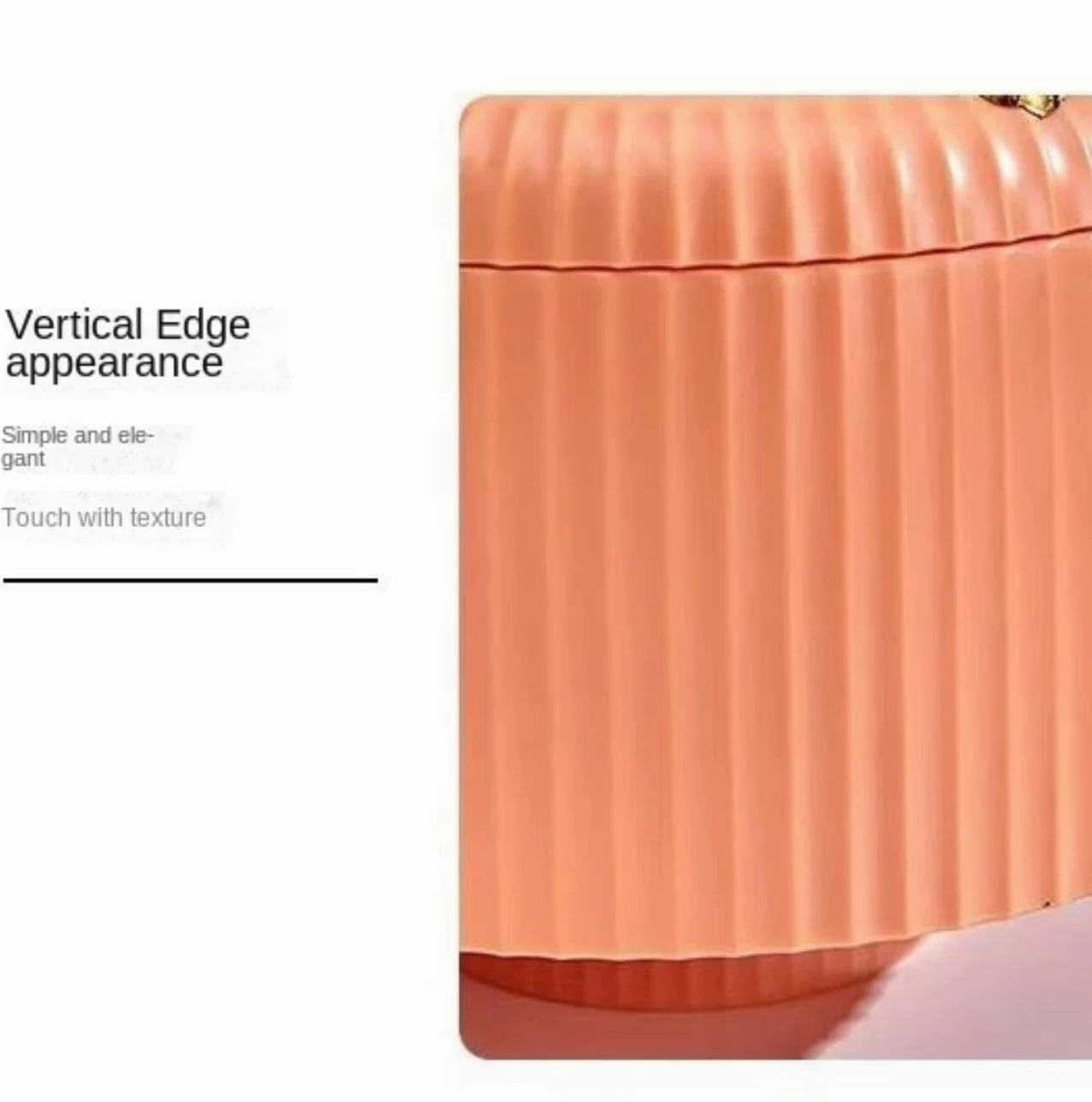 Porta Trucchi,Toeletta La Scatola di Immagazzinaggio per Cosmetici da Tavolo Ruota Il Cestino Articoli Vari Organizer per Trucco Multifunzione(Oranje)