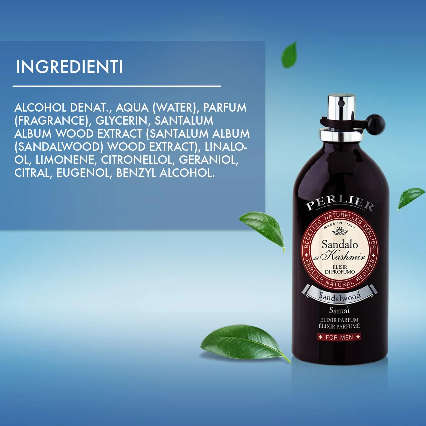 Perlier Sandalo del Kashmir, Spray, Elisir di profumo, 100 ml