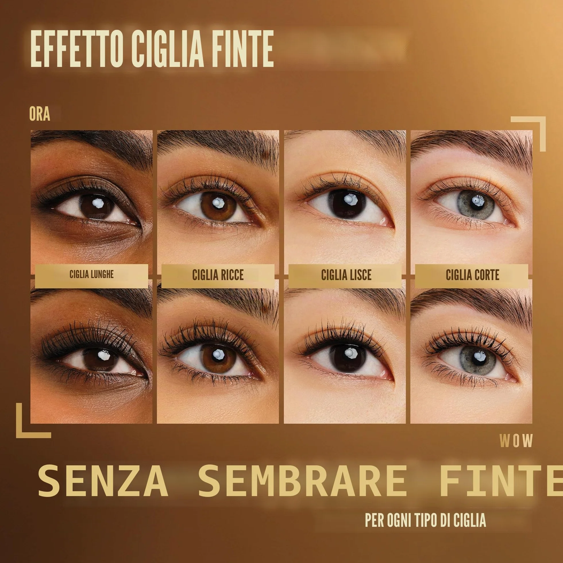 Max Factor, Mascara Volumizzante False Lash Effect Effetto Ciglia Finte, Nero/Black, 13 ml