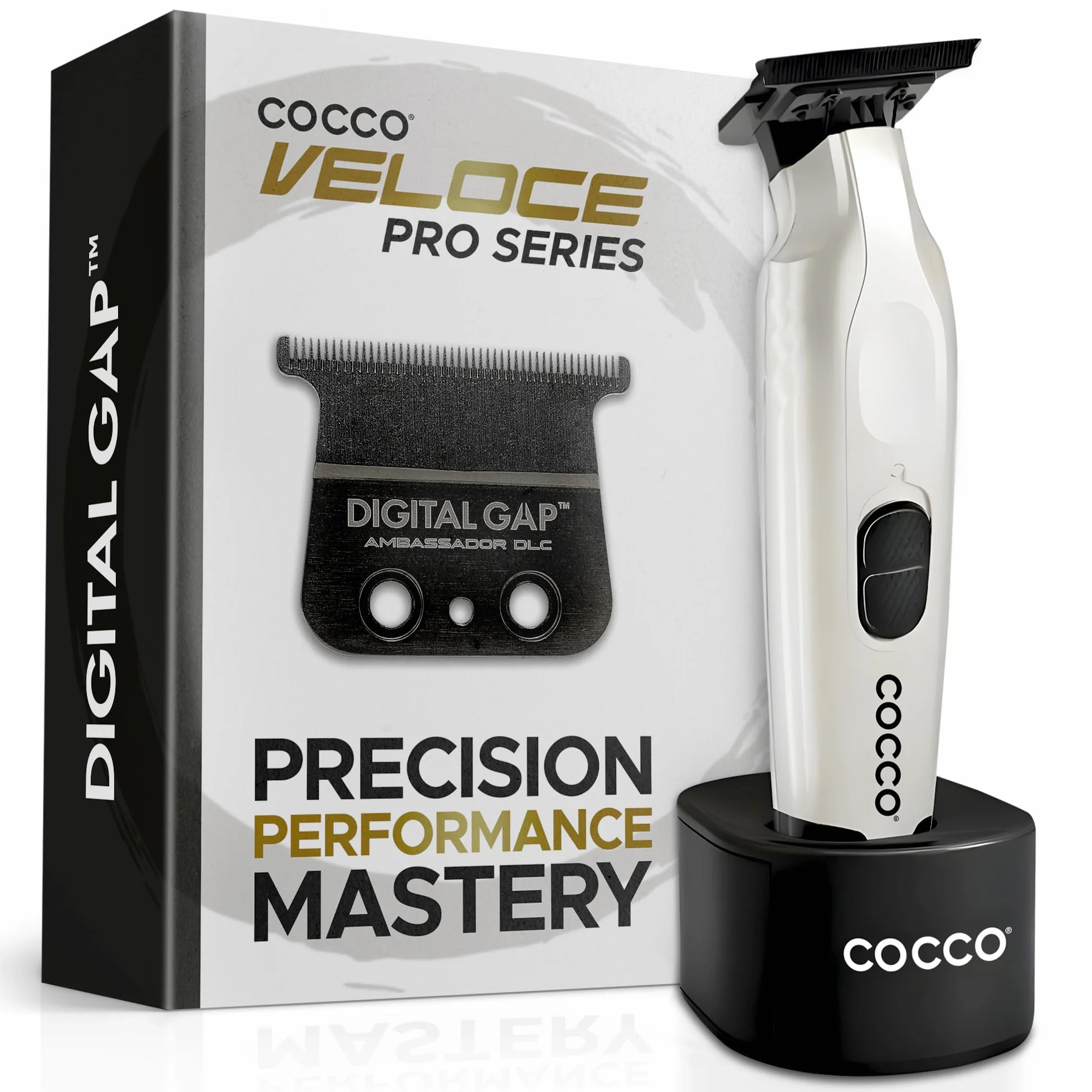 Cocco Veloce Pro Trimmer Pearl White - tagliacapelli rifinitore