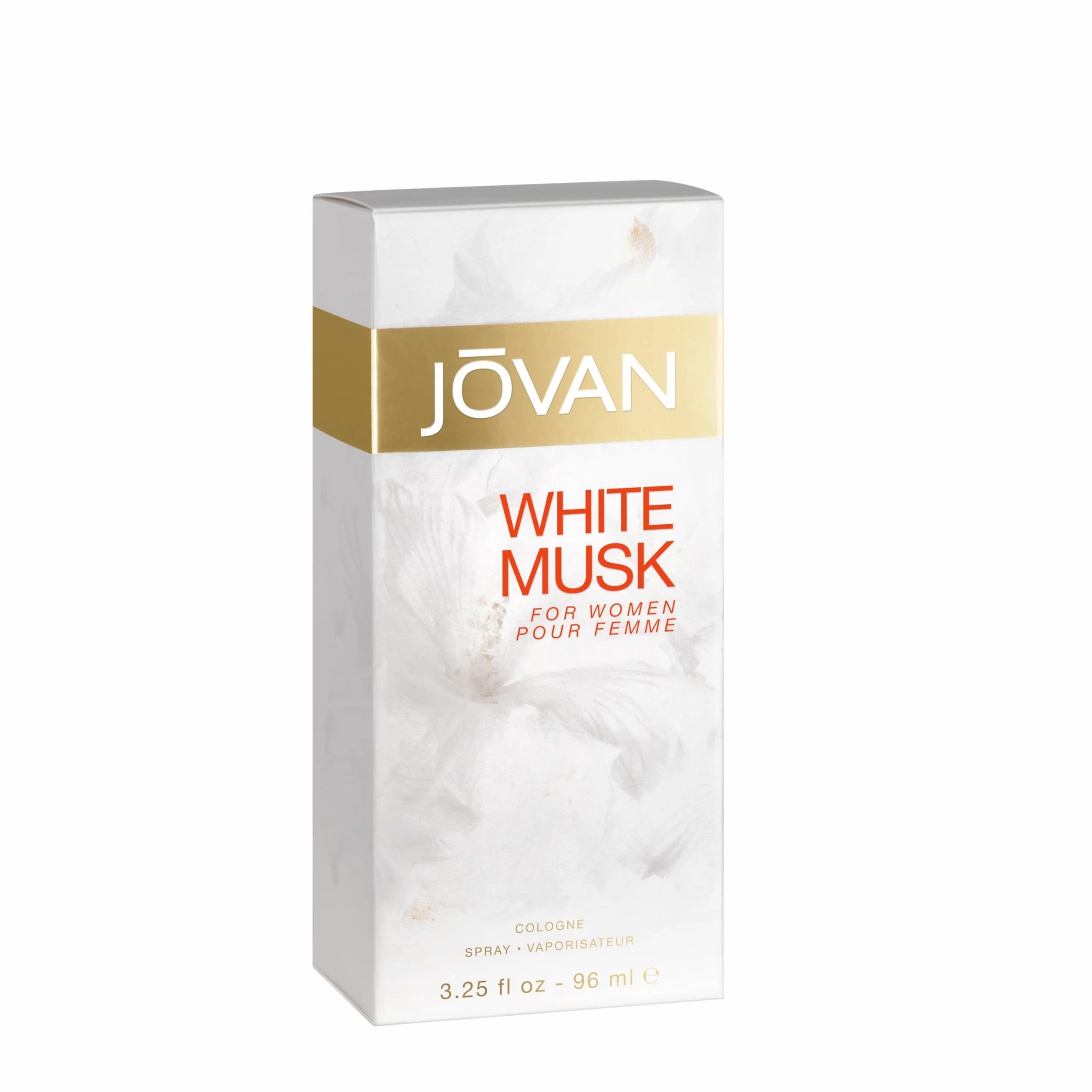Jovan White Musk, Eau de Cologne Spray, Colonia avvolgente per Donna, 96 ml