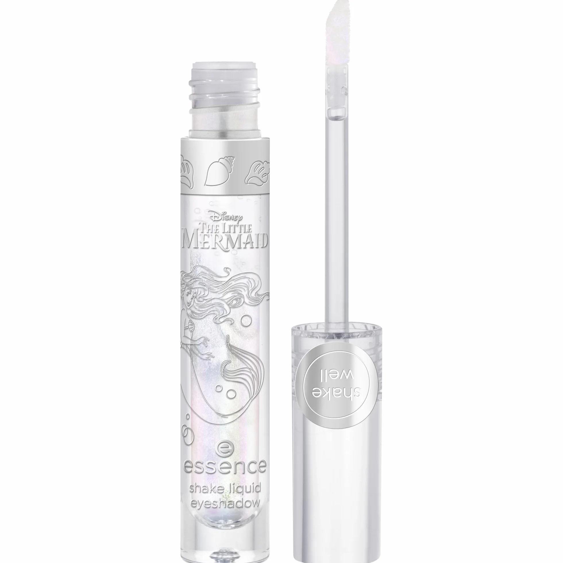 essence Ombretto liquido shaker Disney THE LITTLE MERMAID, brillante, brillantinata (3.6ml)