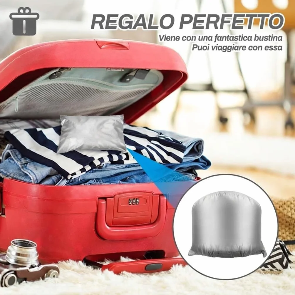 Casco per asciugatura cuffia asciugacapelli elastico attacco a phon grigio portatile professionale capelli ricci