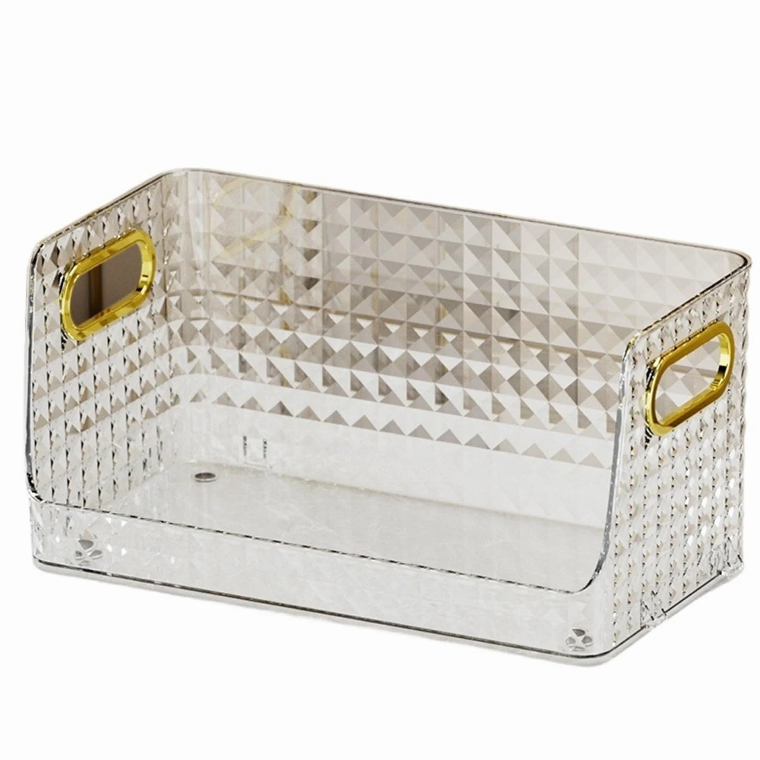 Organizzatore per Il Trucco in Acrilico di Due Dimensioni, cassetti portaoggetti per Gioielli, Cura delle Unghie, Cura della Pelle, Organizer da scrivania Ideale per cassettiere e Bagno, Scatola Port