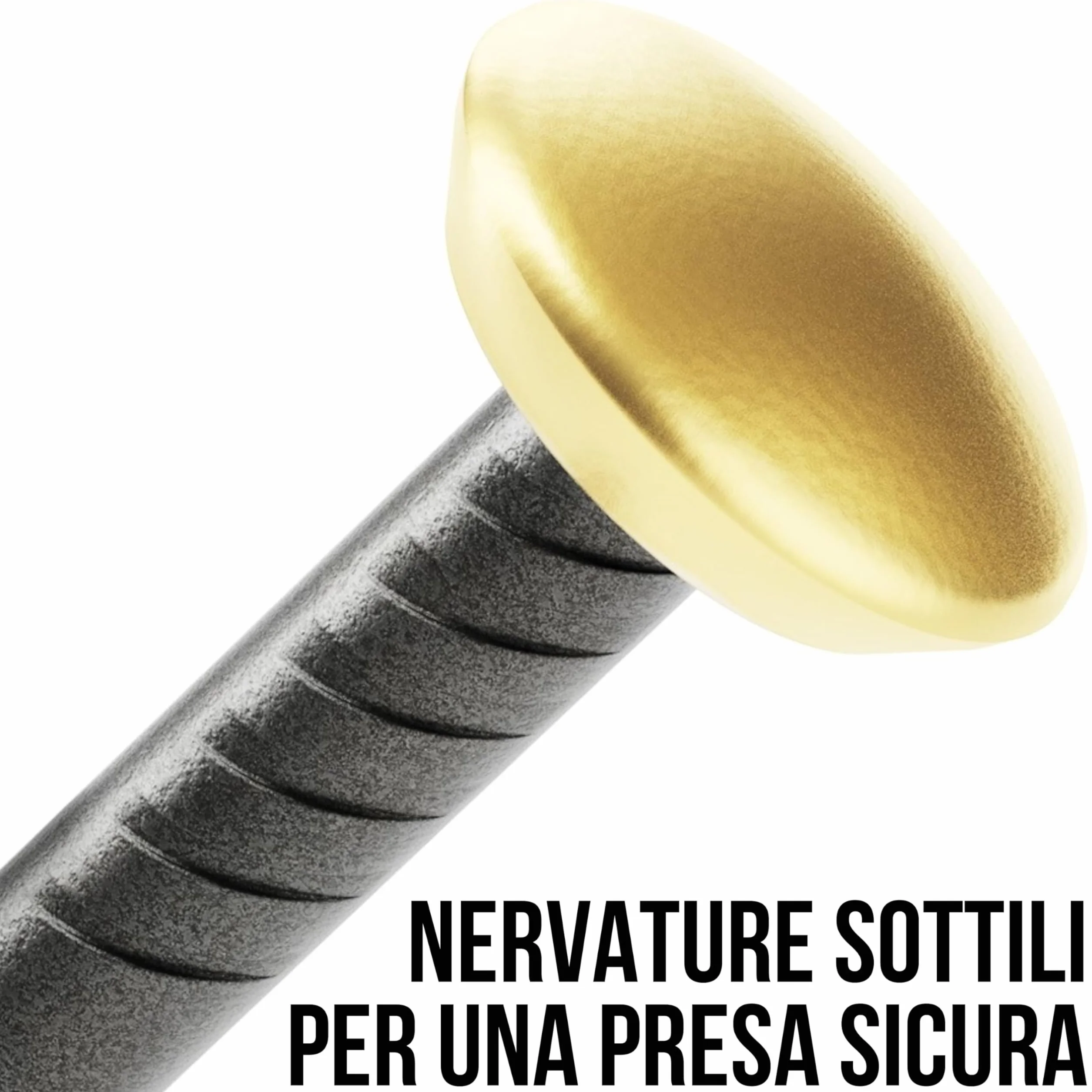 Chiodi decorativi 30 pezzi diametro 2 mm testa decorativa dorata 6 mm cemento parete