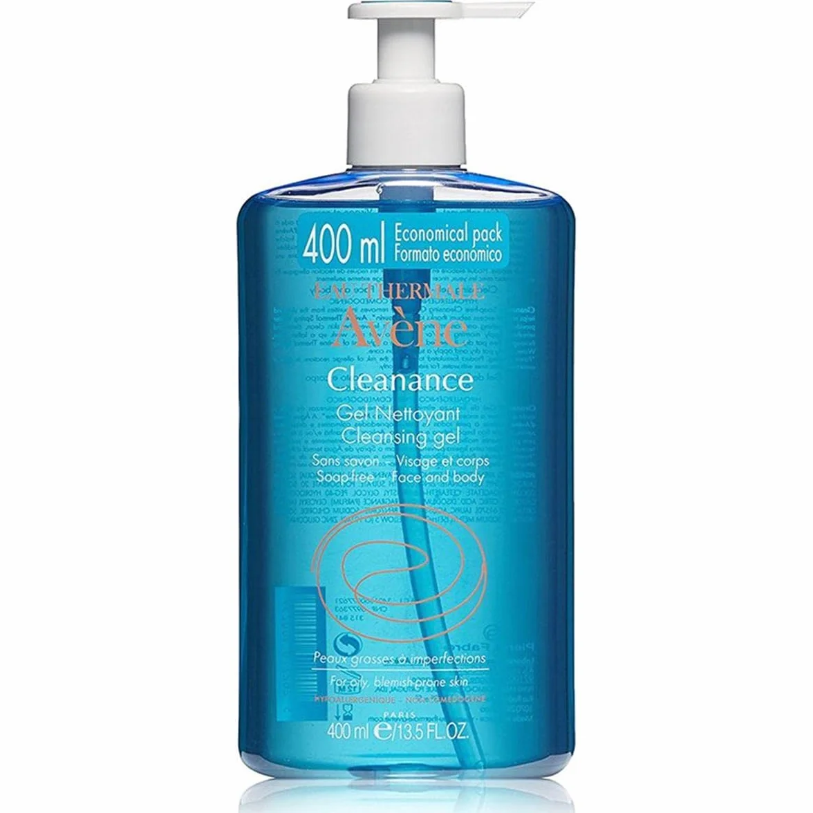 Avene Cleanance Gel Limpiador 400Ml