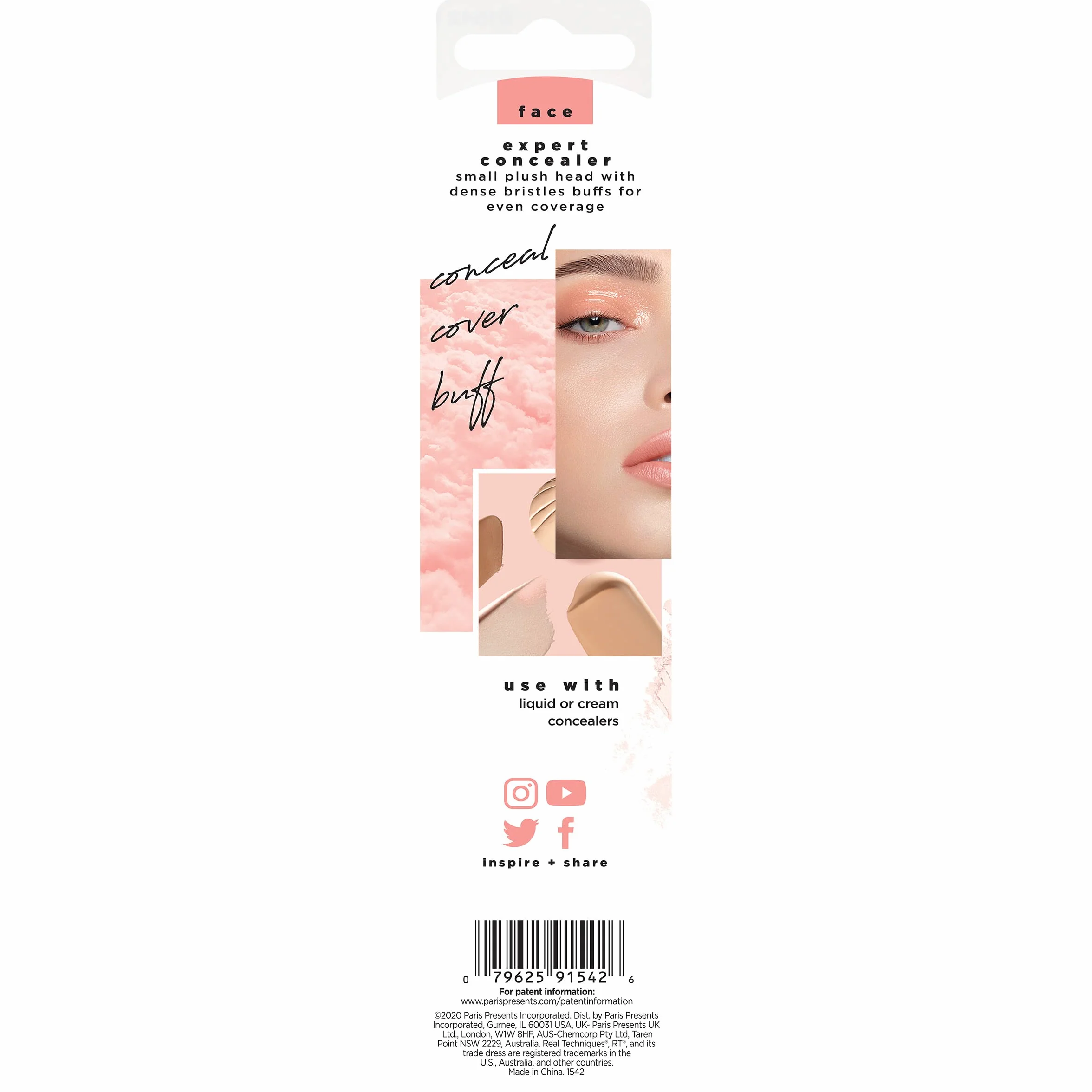Real Techniques Pennello per Correttore, Expert Concealer