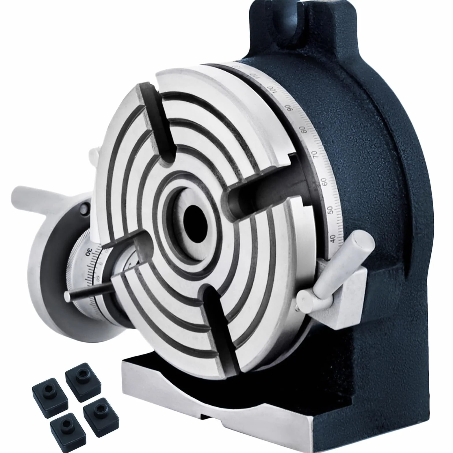 VEVOR Rullo di Divisione Verticale Orizzontale a 4 Scanalature 150 mm, Set di Fresatura HT200 per Tavolo Rotante