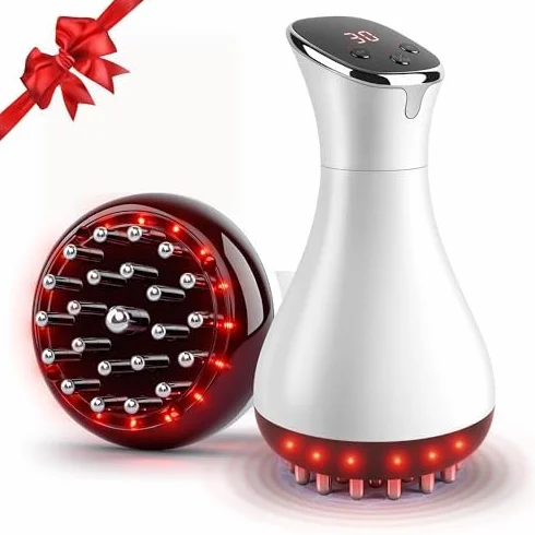 Rechargeable Cellulite Massager with Heat for Body Sculpting, Blue