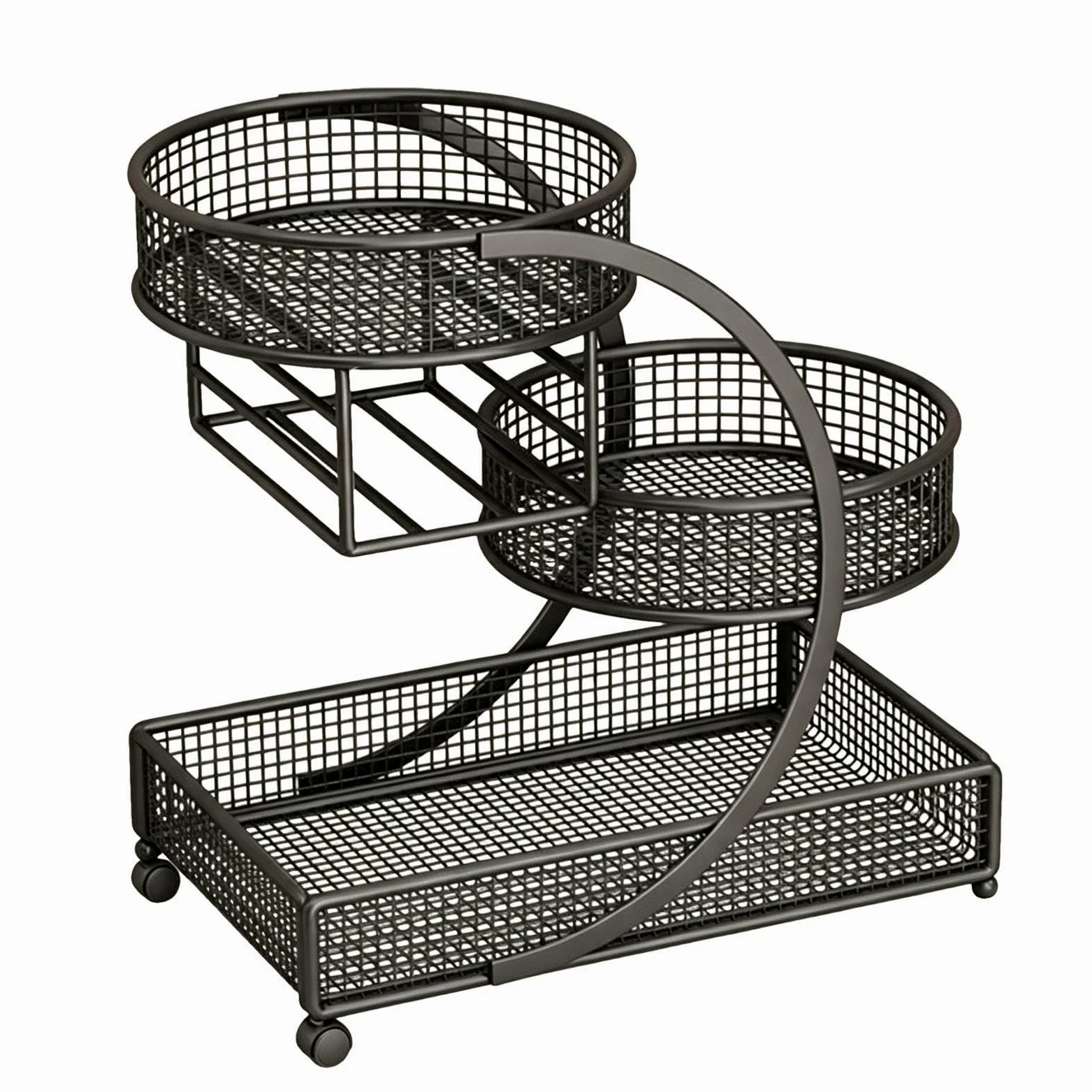 Organizer per trucchi da bancone, espositore multiuso in ferro per cosmetici | Organizer per cosmetici per bagno, toeletta, comodino, camera da letto, scrivania