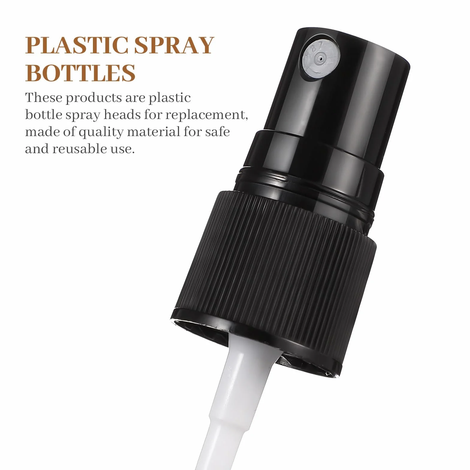 Parti di Ricambio per Spruzzatori 20 Pezzi Ugelli Atomizzanti da 18 MM, Tappi Spray per Flaconi Spray, Compatibili Erogatori per Profumi e Prodotti per Chioma