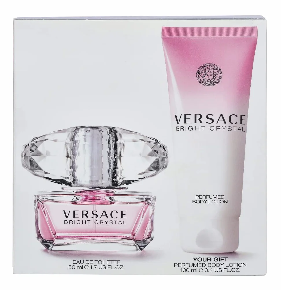Versace Bright Crystal Et 50 Vp + Body Milk 100 Ml