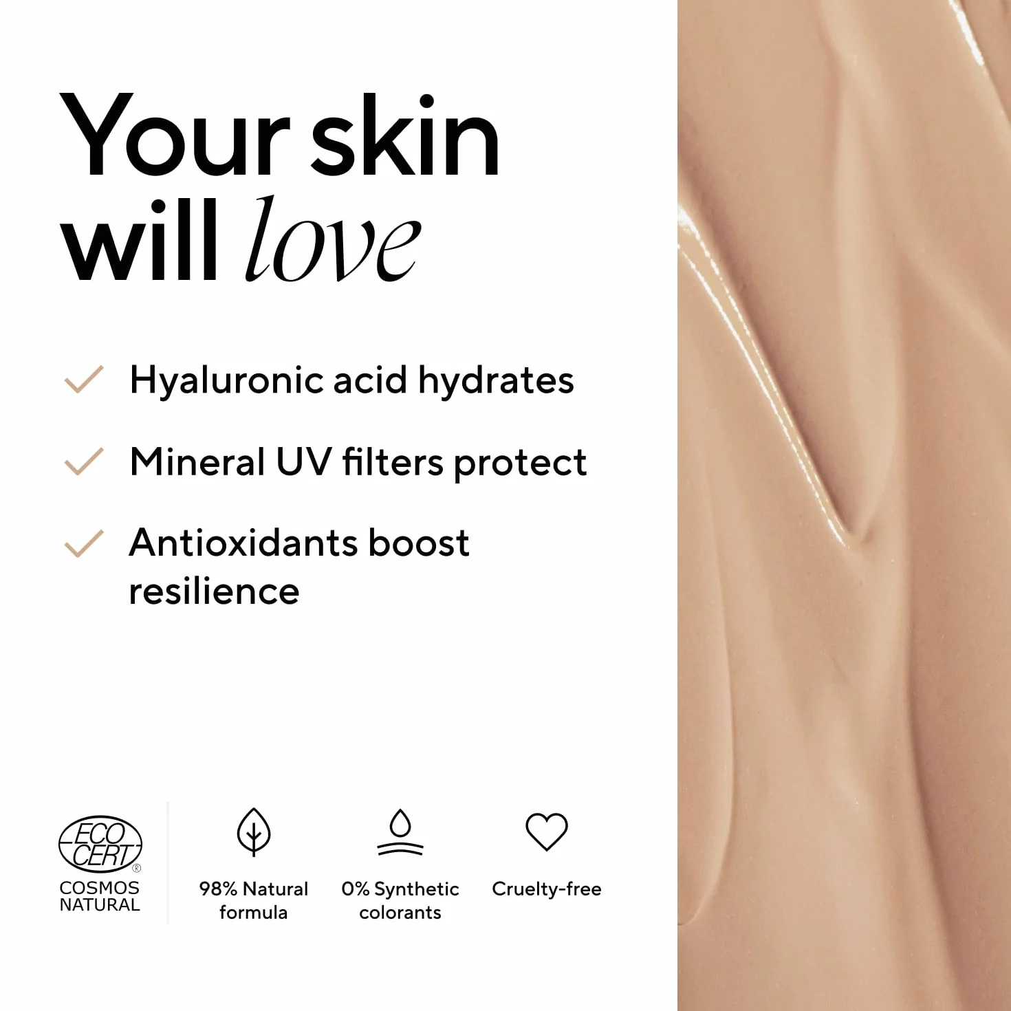 MÁDARA Organic Skincare | Anti-Pollution CC Cream SPF15 LIGHT - 40ml, Mit Hyaluronsäure und breitspektrigem UVA/UVB-Sonnenschutz, Leicht, Seidige Textur, Ecocert-zertifiziert.