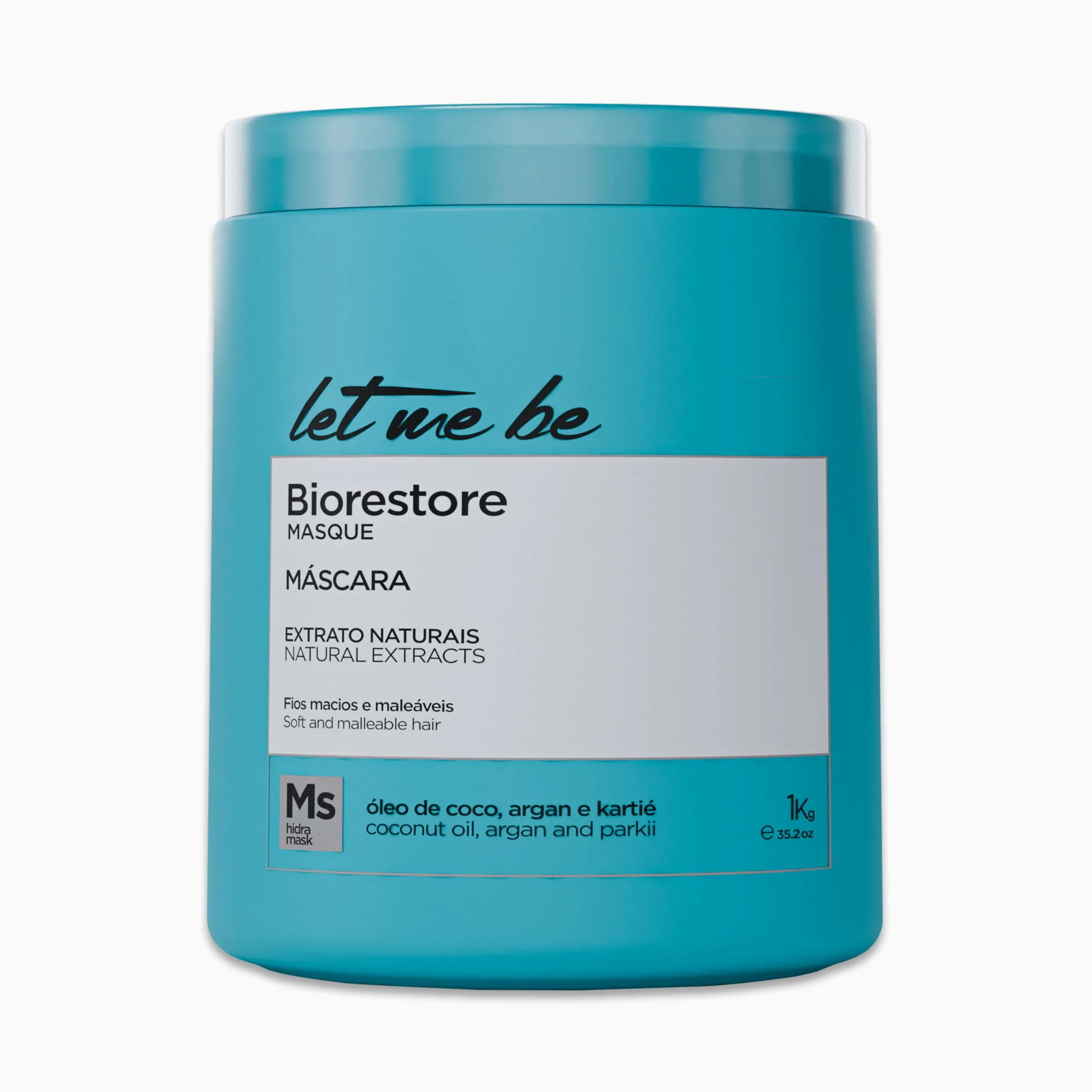 Let Me Be - Maschera Ultra Idratante Biorestore, Cheratina e Vitamina E, Massima Idratazione e Nutrizione | 1Kg