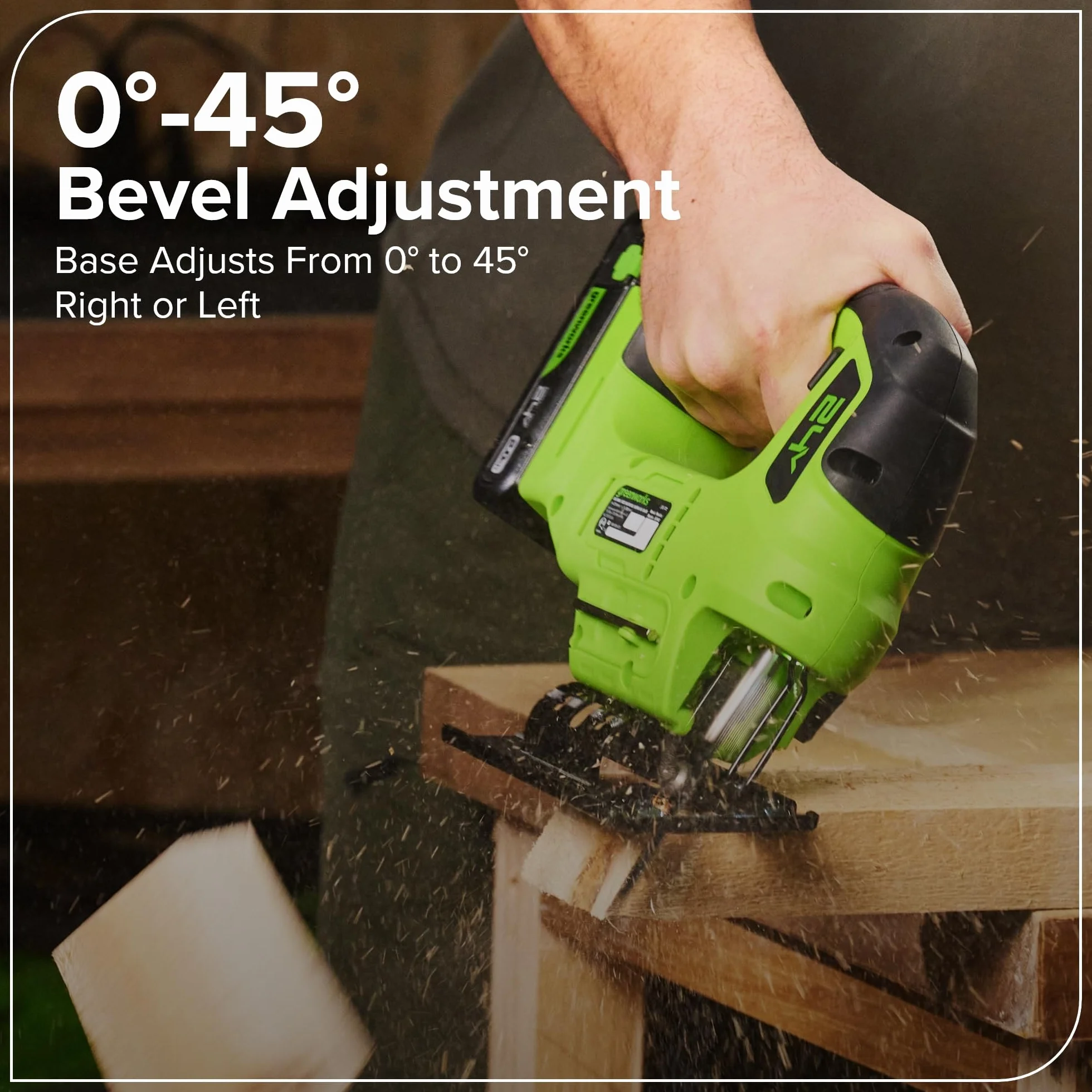 Greenworks 24V combo trapano avvitatore a percussione sega circolare alternativa a calare utensile multifunzione levigatrice torcia