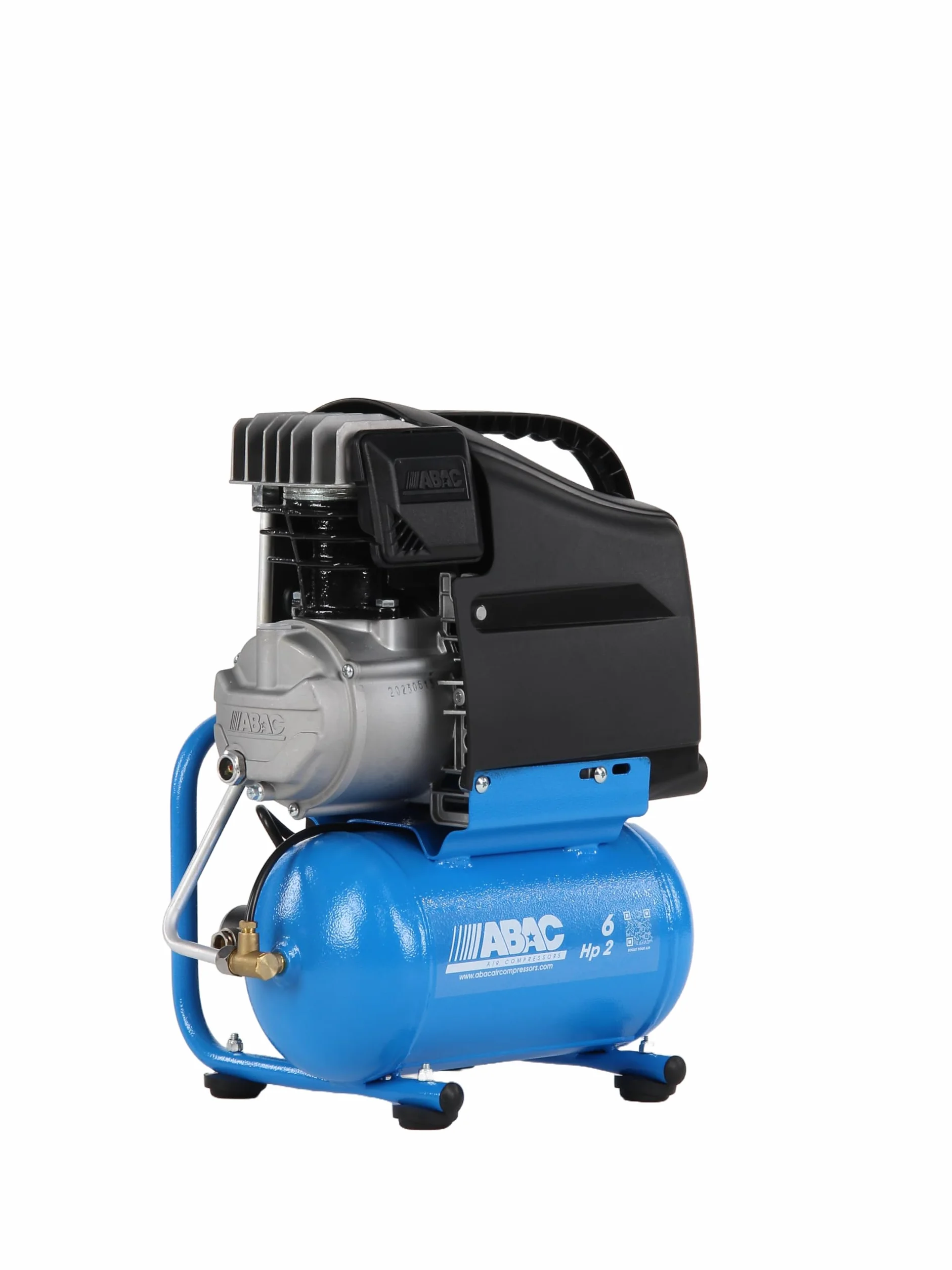 ABAC Compressore d'Aria START L20, 6 Litri, 8 Bar, Potenza 2 CV, Mobile