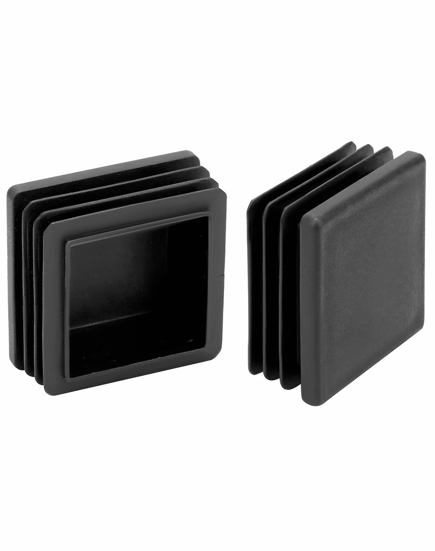 Tappo quadrato QWORK 40x40 mm plastica nero 20 pezzi