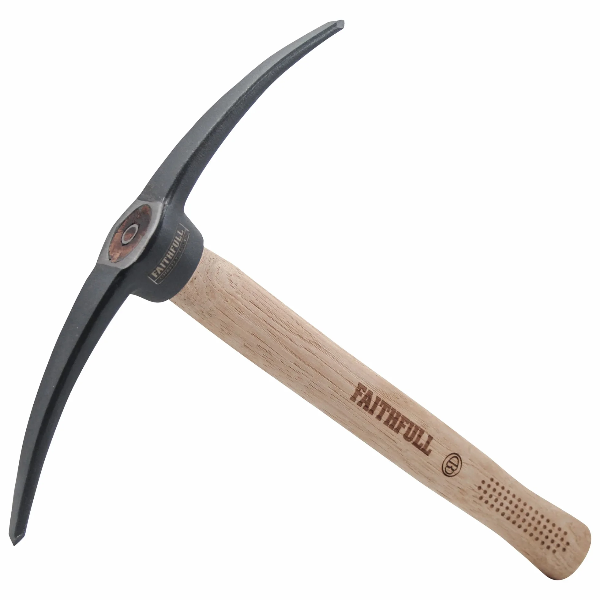 Faithfull Piccone per Malta 300 mm Doppia Punta Attrezzo Muratori Manico Hickory FSC