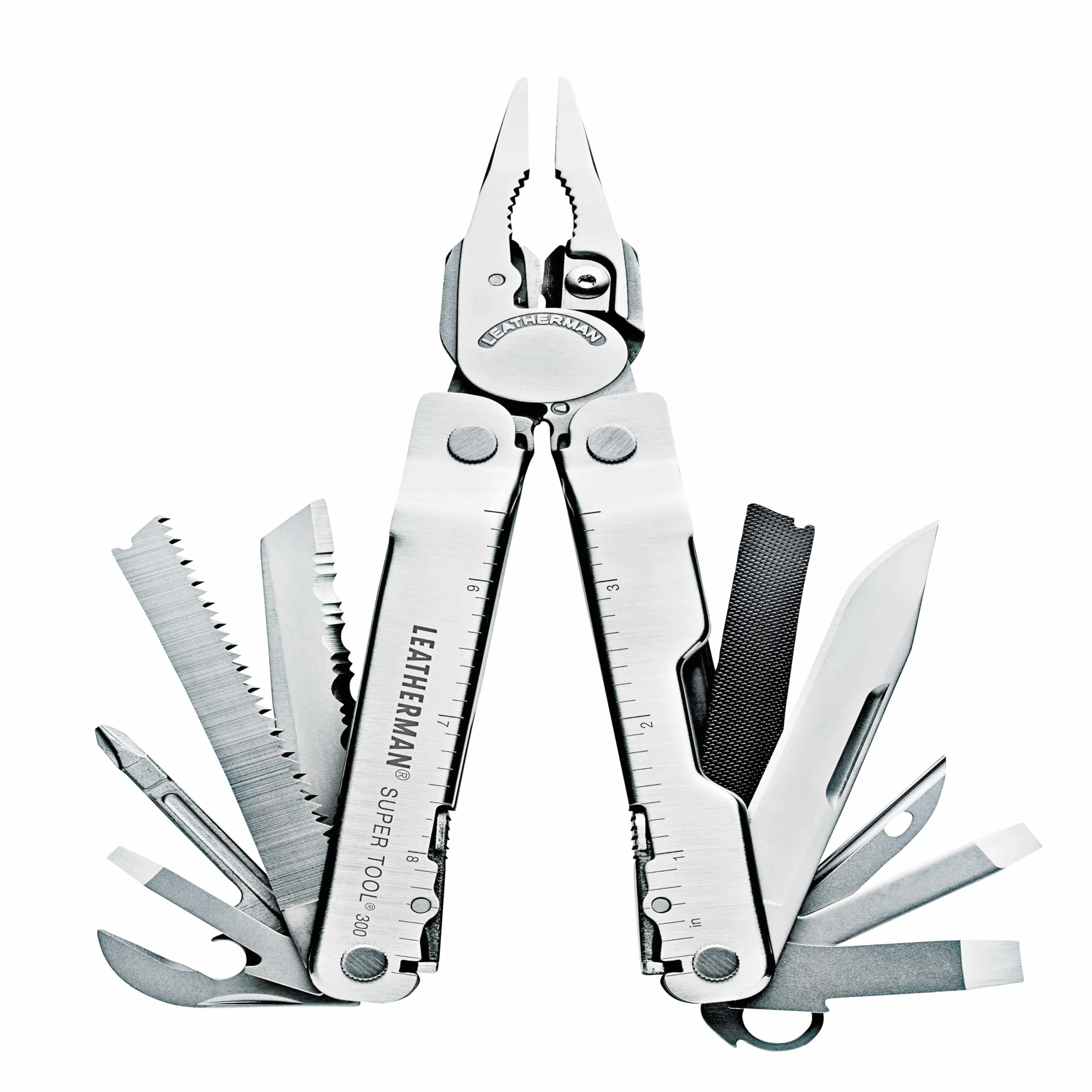 Leatherman Super Tool 300 - Multiutensile 19 in 1 Argento