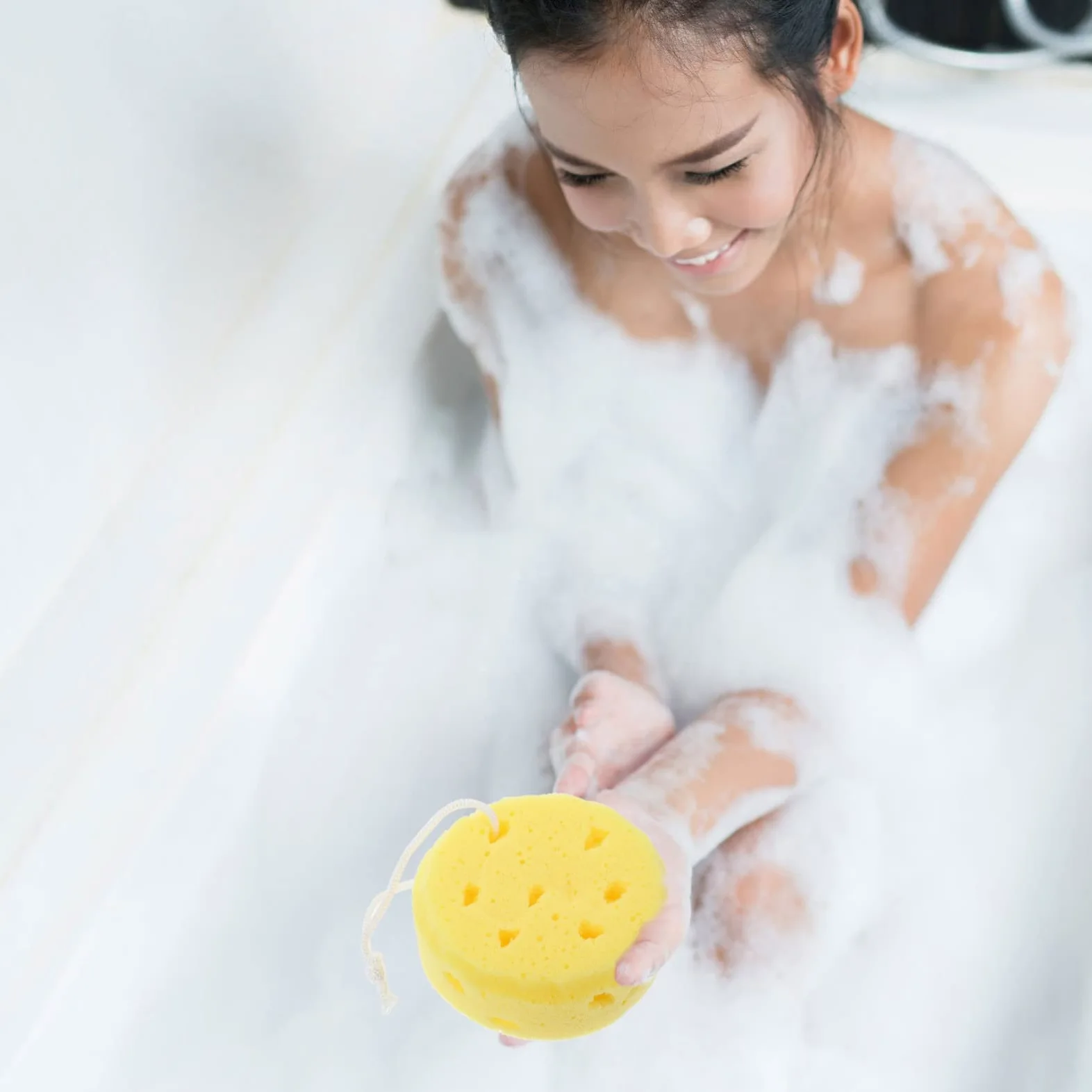FRCOLOR 20pezzi Spugna Da Bagno Morbida Loofah Per Per Uomini e Donne Struttura Nido Ape Assorbimento Eccellente Perfetta Per Regali e Occasioni Speciali
