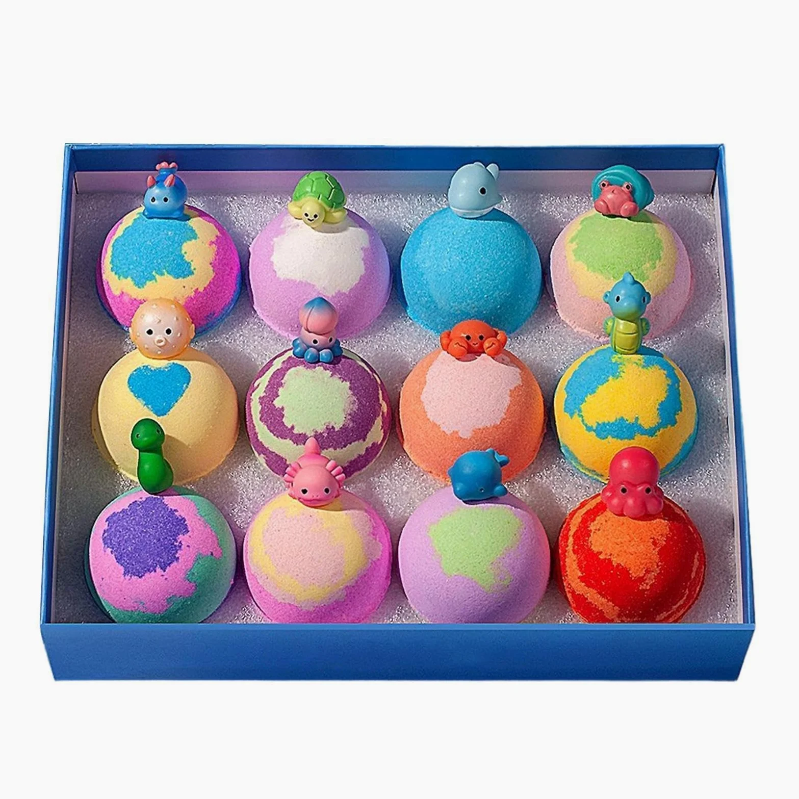 Bombe da Bagno Effervescenti 12 Pezzi Effervescenti Delicati Rinfrescanti | Regalo Calza Idee Regalo Palline Bagno Per Adolescenti Famiglia Bambini Figli Figlie