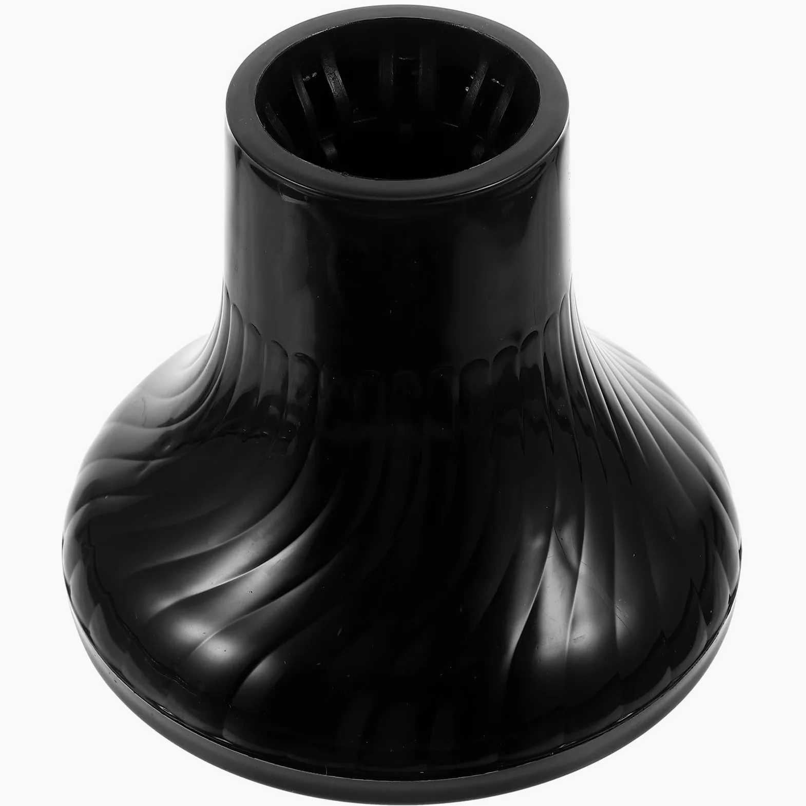 Diffusore Adatto per Diametro 4,2-4,8cm Nero Professionale in Plastica Elimina L'effetto Crespo per Asciugacapelli per Casa e Salone di Bellezza