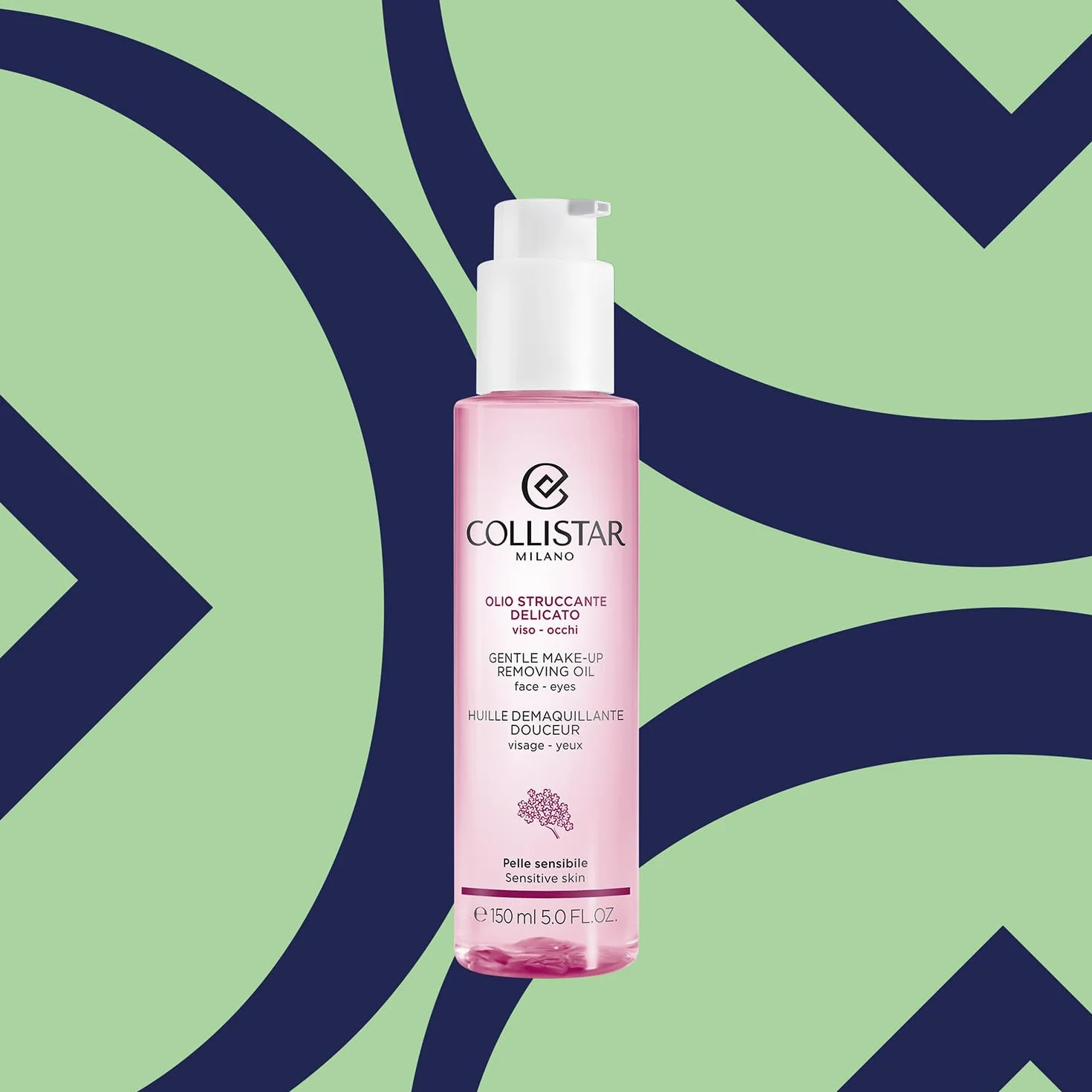 Collistar Olio Struccante Delicato, Rimuove il Trucco Waterproof, per Pelli e Occhi Sensibili, anche Portatori di Lenti a Contatto, Idratante, Lenitivo, Senza Siliconi 150 ml