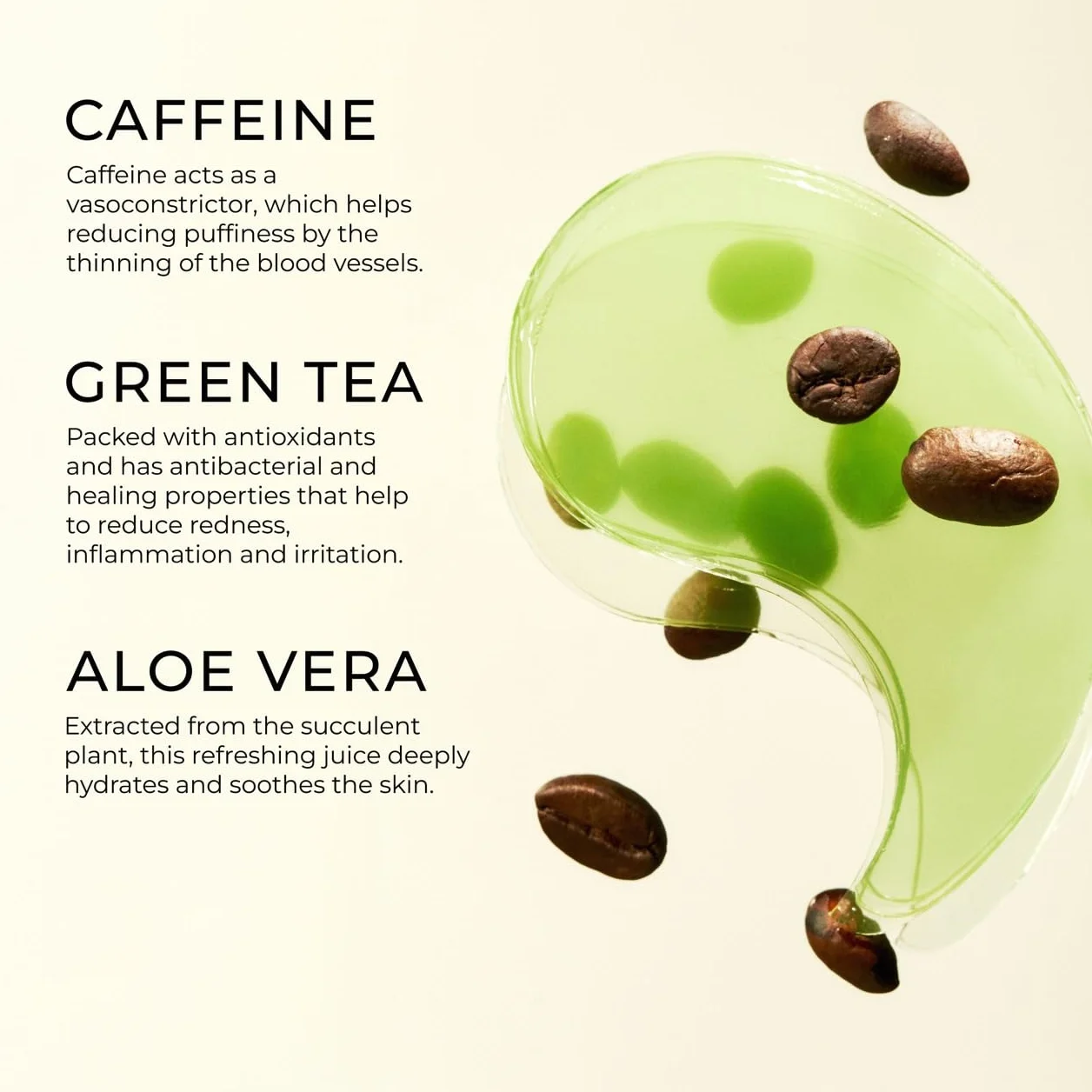 Yepoda The Depuff Eyespresso, patch occhi con caffeina e tè verde. Decongestionano e rivitalizzano il contorno occhi. Vegani, coreani, adatti a tutti i tipi di pelle. 60 pz / 90 g