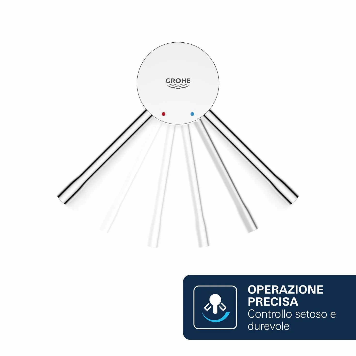 GROHE Essence Miscelatore Bidet con Set Scarico Pop-Up Cromo 32935001